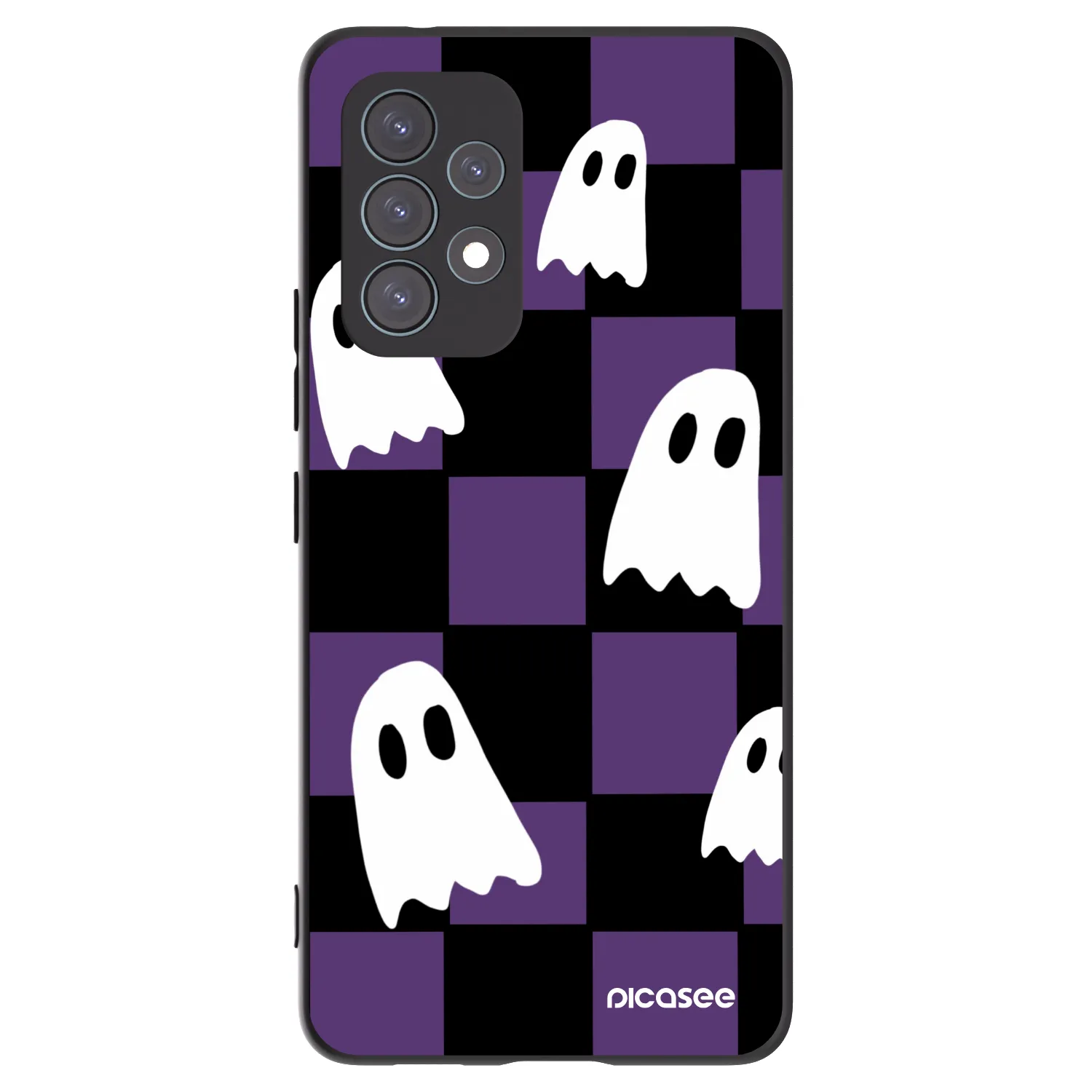 Picasee fekete szilikon tok az alábbi mobiltelefonokra Samsung Galaxy A53 5G A536 - Ghosts