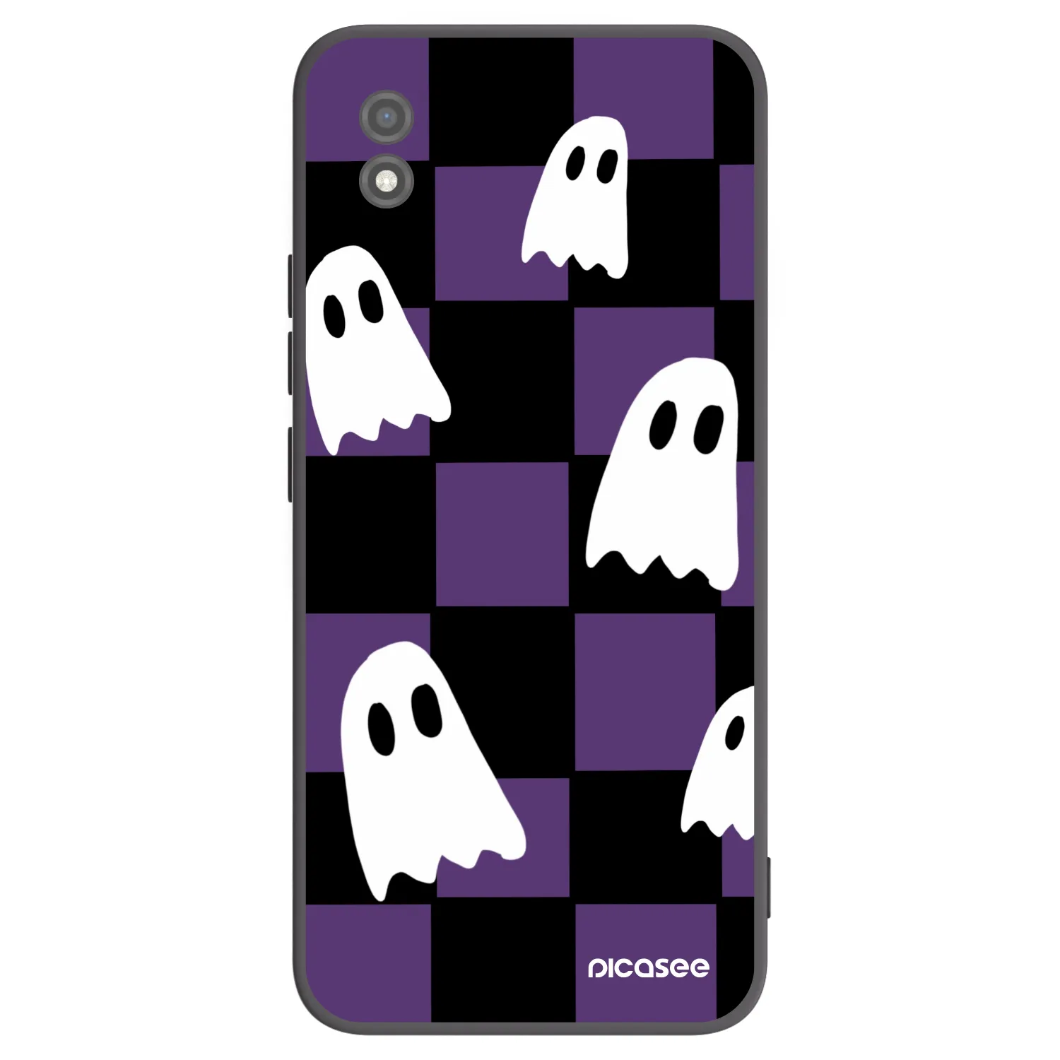 Picasee fekete szilikon tok az alábbi mobiltelefonokra Realme C11 (2021) - Ghosts
