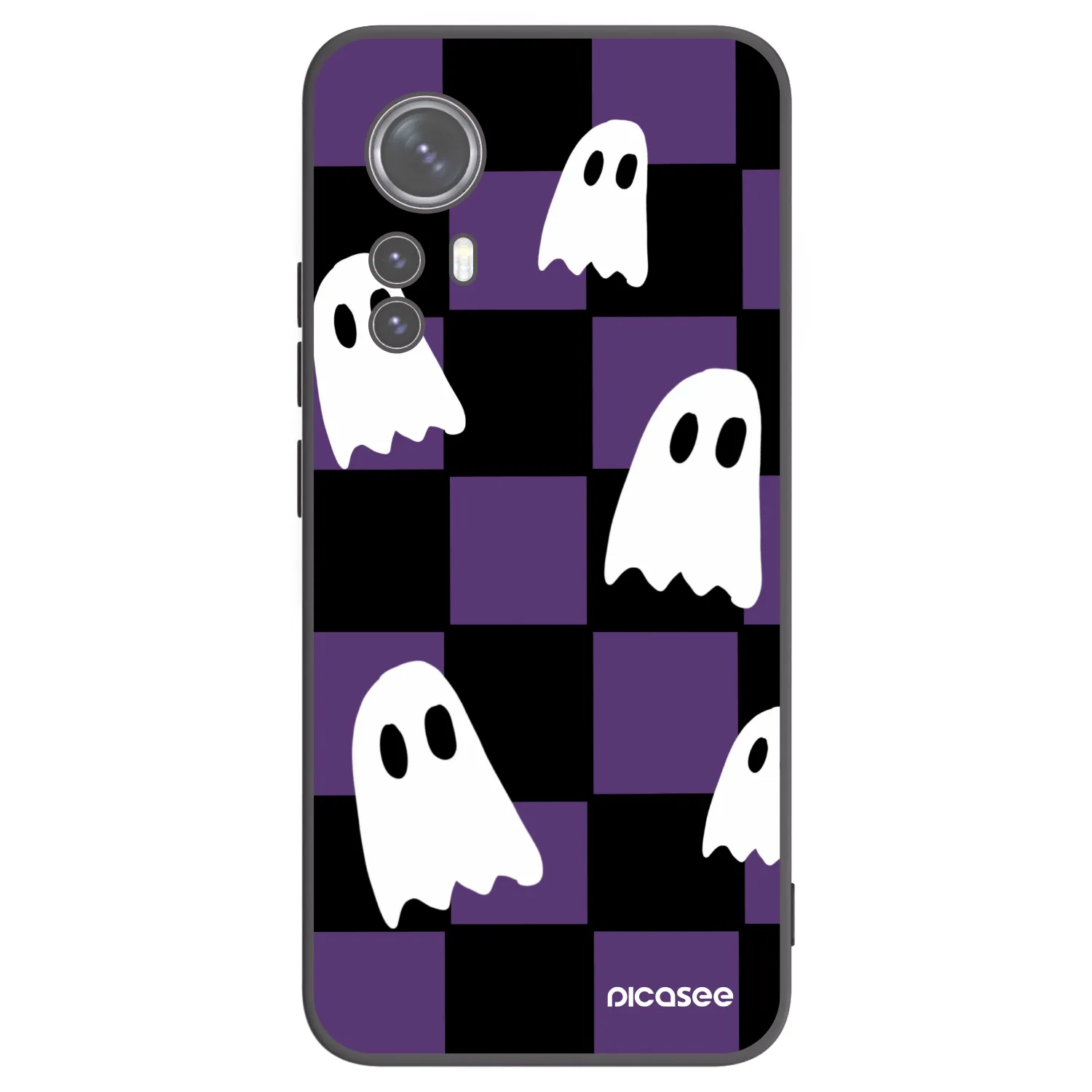 Picasee fekete szilikon tok az alábbi mobiltelefonokra Xiaomi 12 - Ghosts
