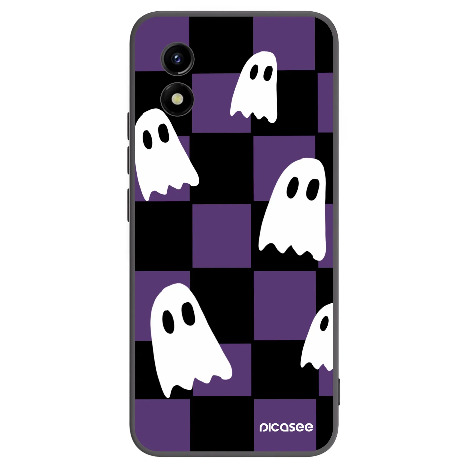 Picasee fekete szilikon tok az alábbi mobiltelefonokra Vivo Y01 - Ghosts