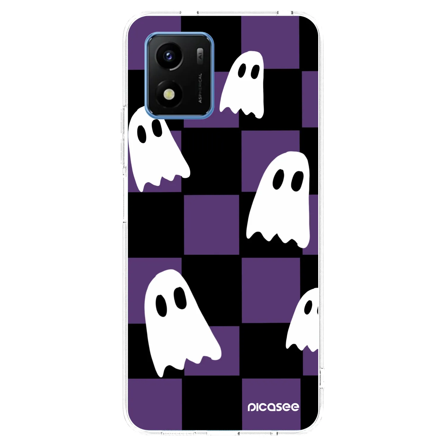 Picasee átlátszó szilikon tok az alábbi mobiltelefonokra Vivo Y01 - Ghosts