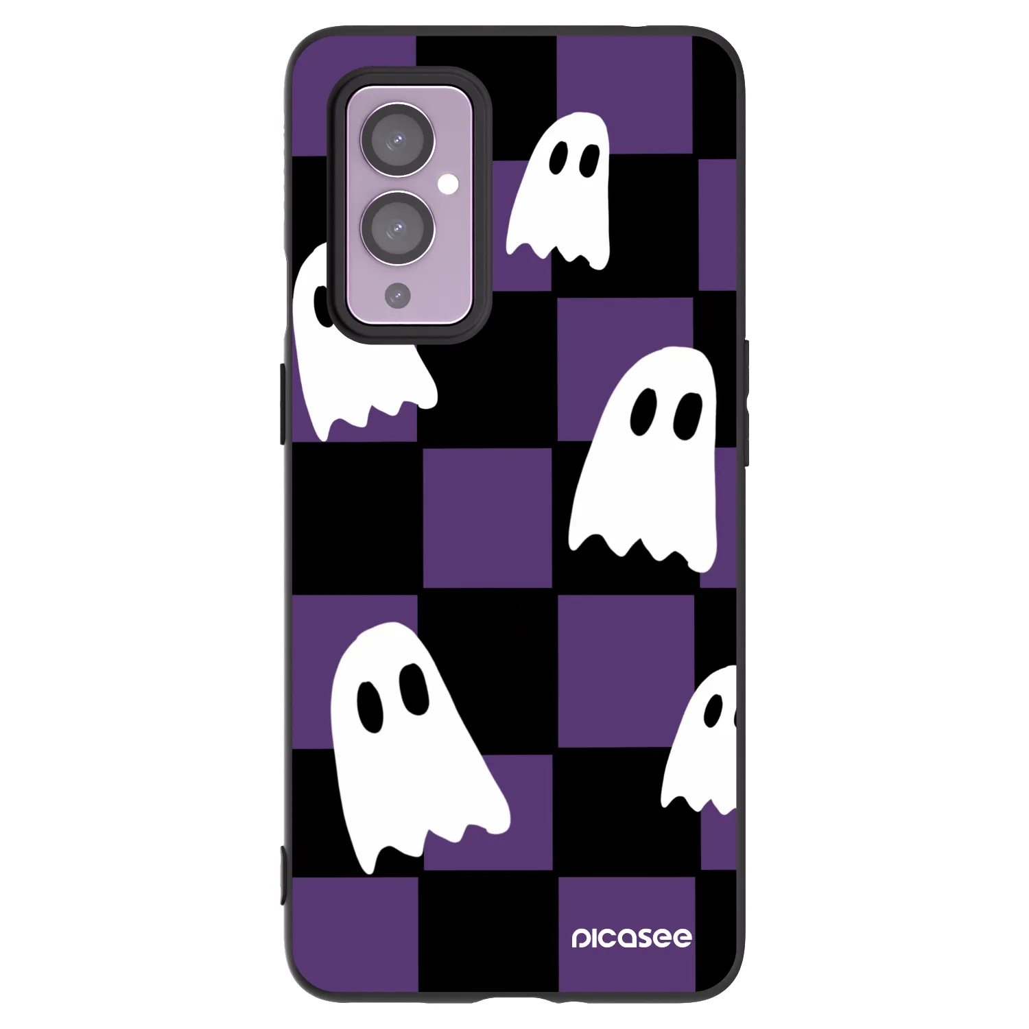 Picasee fekete szilikon tok az alábbi mobiltelefonokra OnePlus 9 - Ghosts
