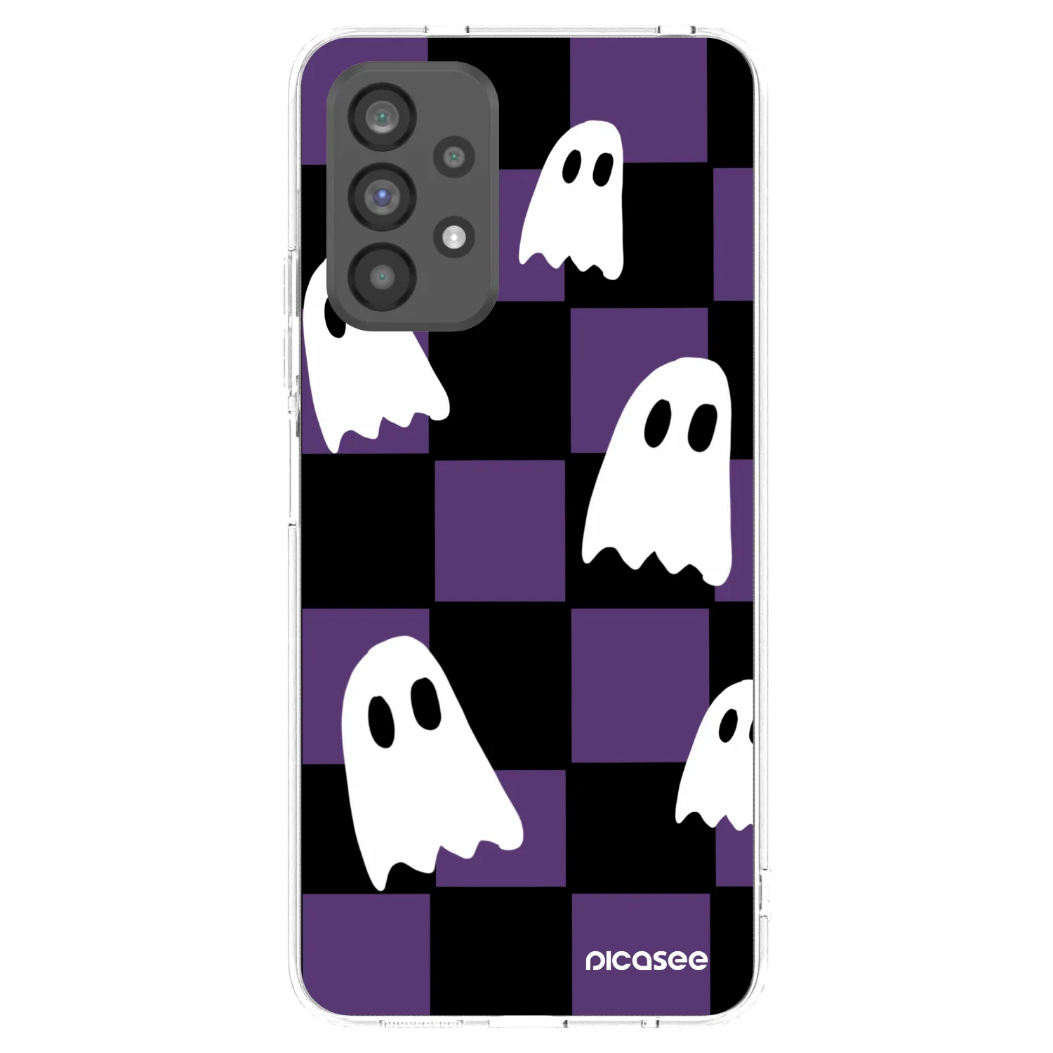 Picasee átlátszó szilikon tok az alábbi mobiltelefonokra Samsung Galaxy A73 5G - Ghosts