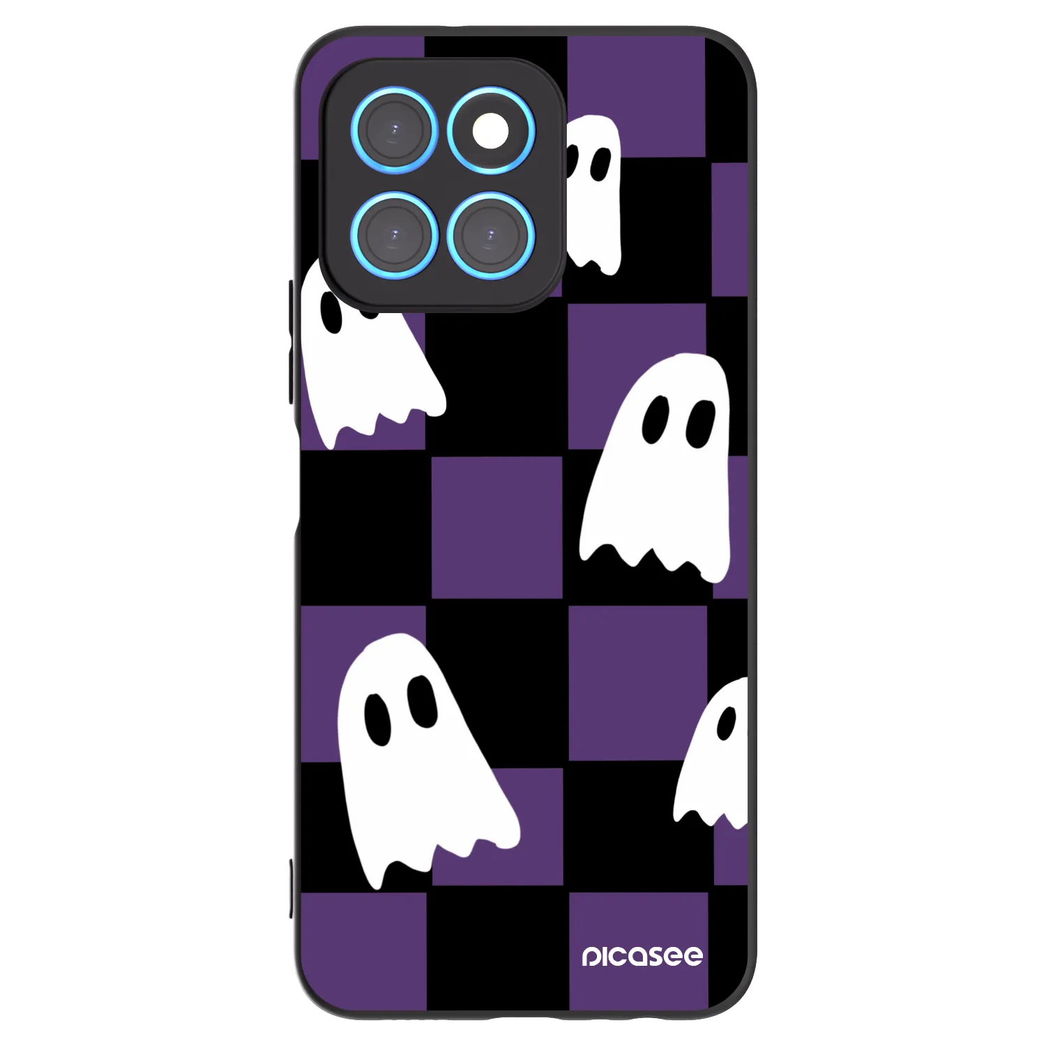 Picasee fekete szilikon tok az alábbi mobiltelefonokra Honor X6 - Ghosts