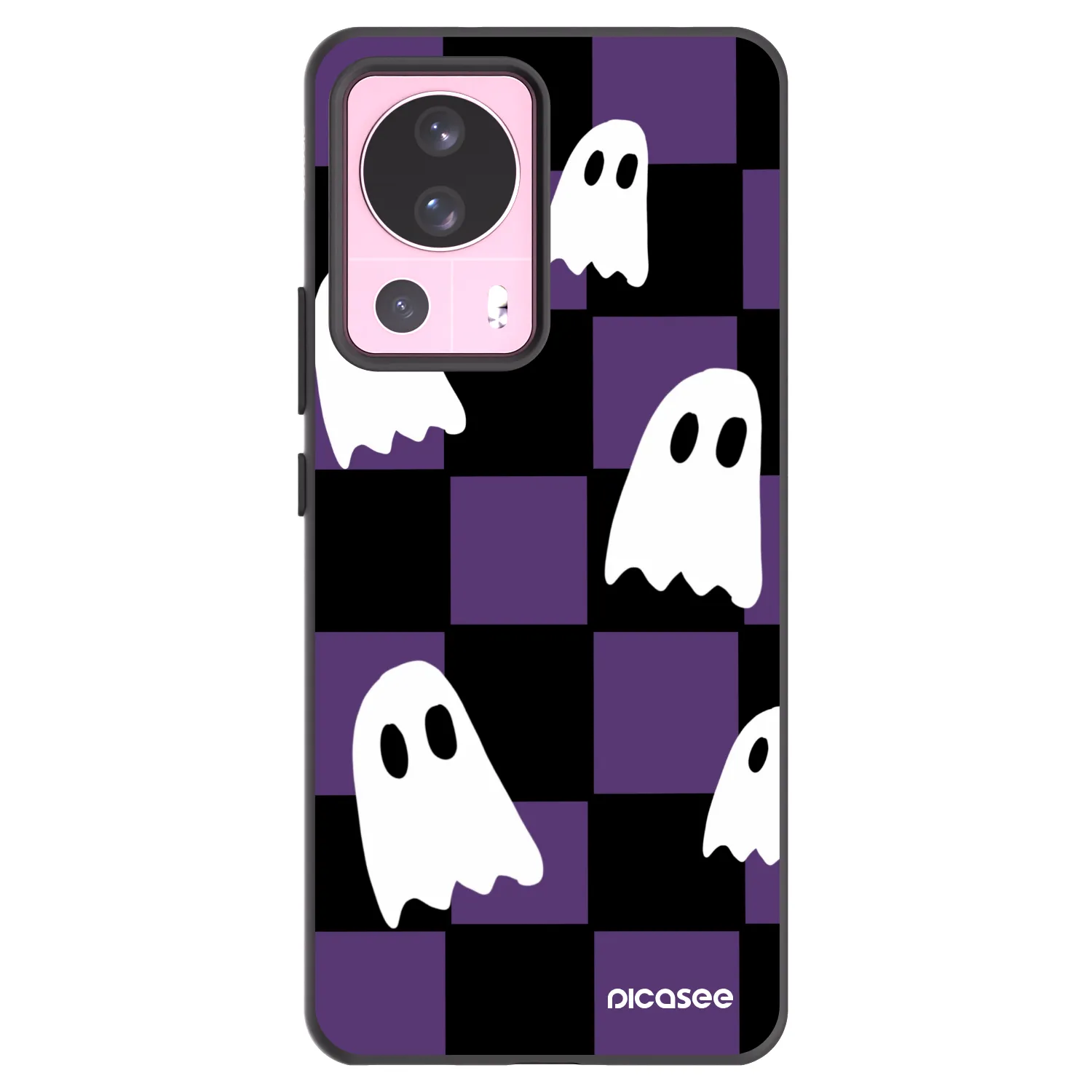 Picasee fekete szilikon tok az alábbi mobiltelefonokra Xiaomi 13 Lite - Ghosts