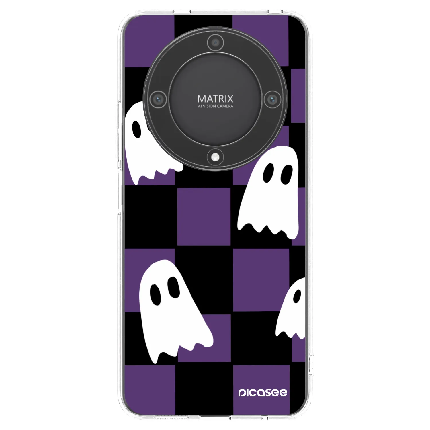 Picasee átlátszó szilikon tok az alábbi mobiltelefonokra Honor Magic5 Lite 5G - Ghosts