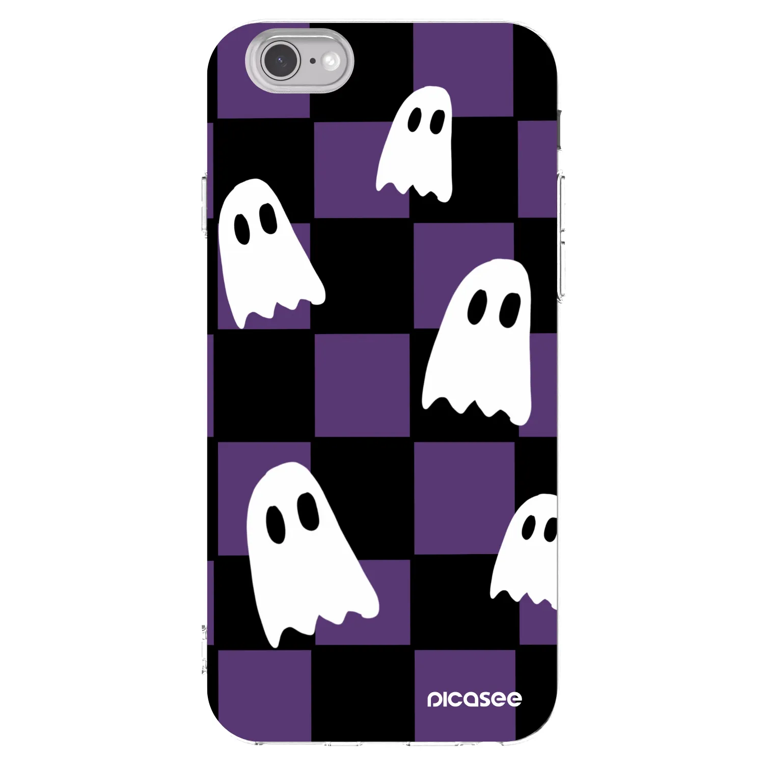 Picasee átlátszó szilikon tok az alábbi mobiltelefonokra Apple iPhone 6/6S - Ghosts
