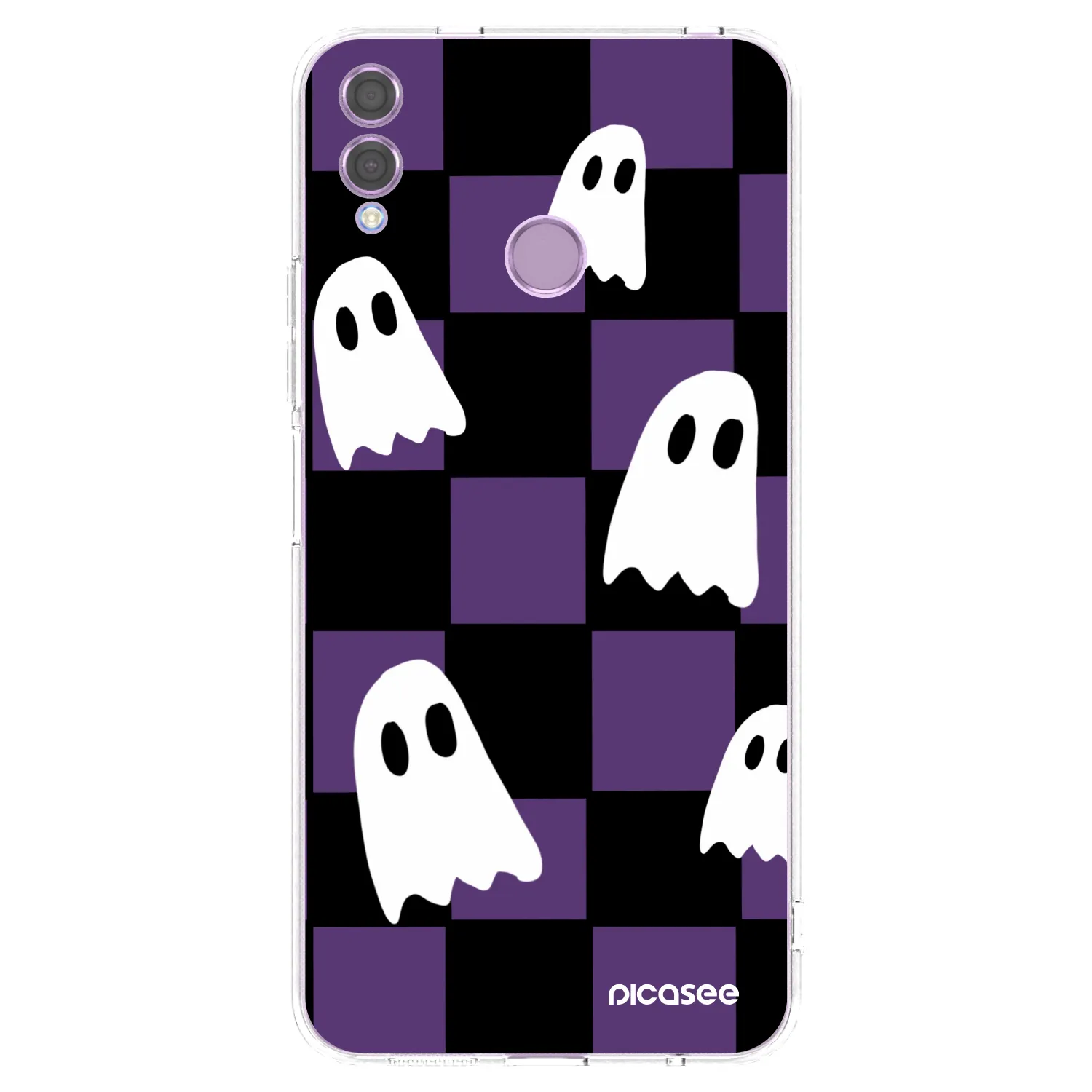 Picasee átlátszó szilikon tok az alábbi mobiltelefonokra Honor 8X - Ghosts