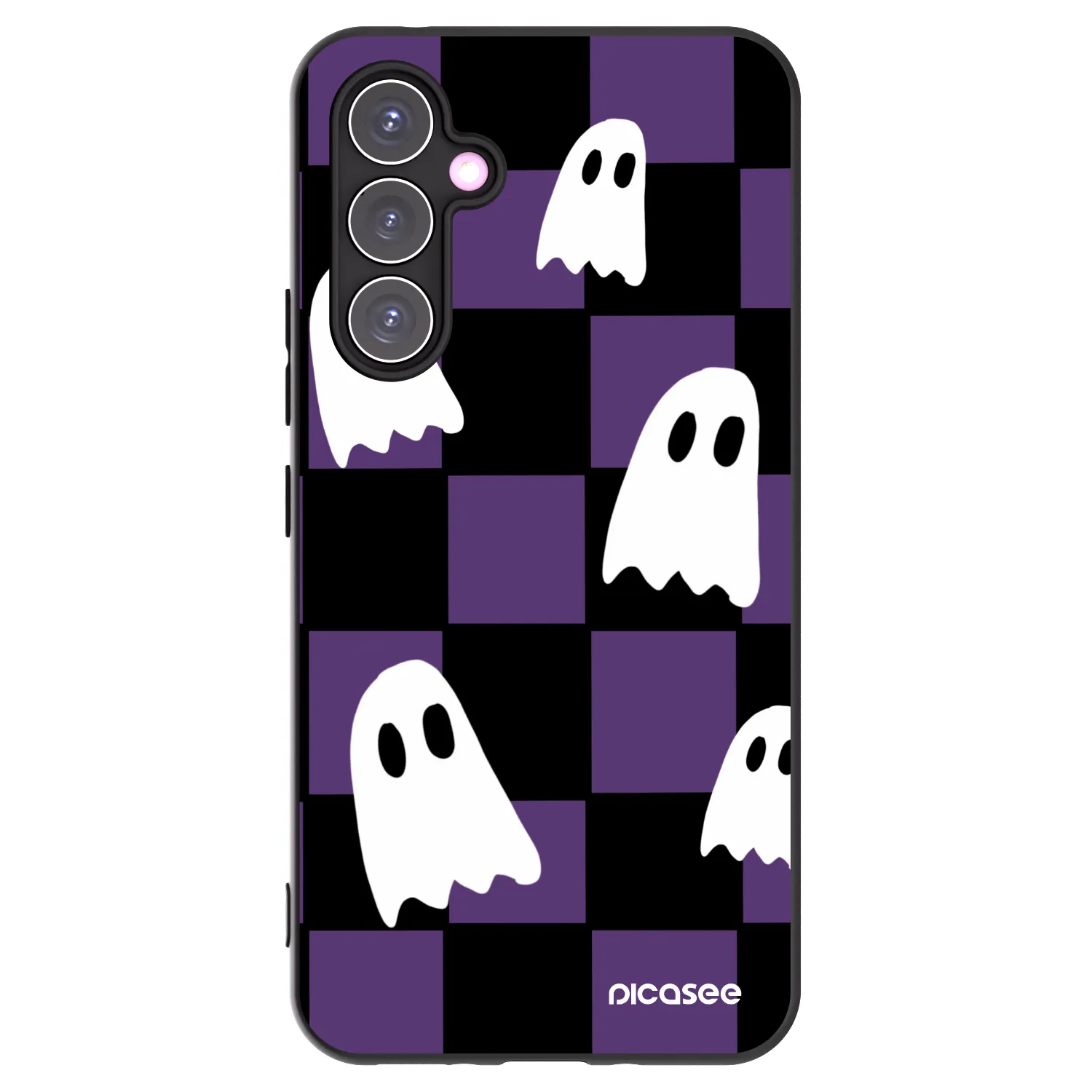 Picasee fekete szilikon tok az alábbi mobiltelefonokra Samsung Galaxy A54 5G A546B - Ghosts