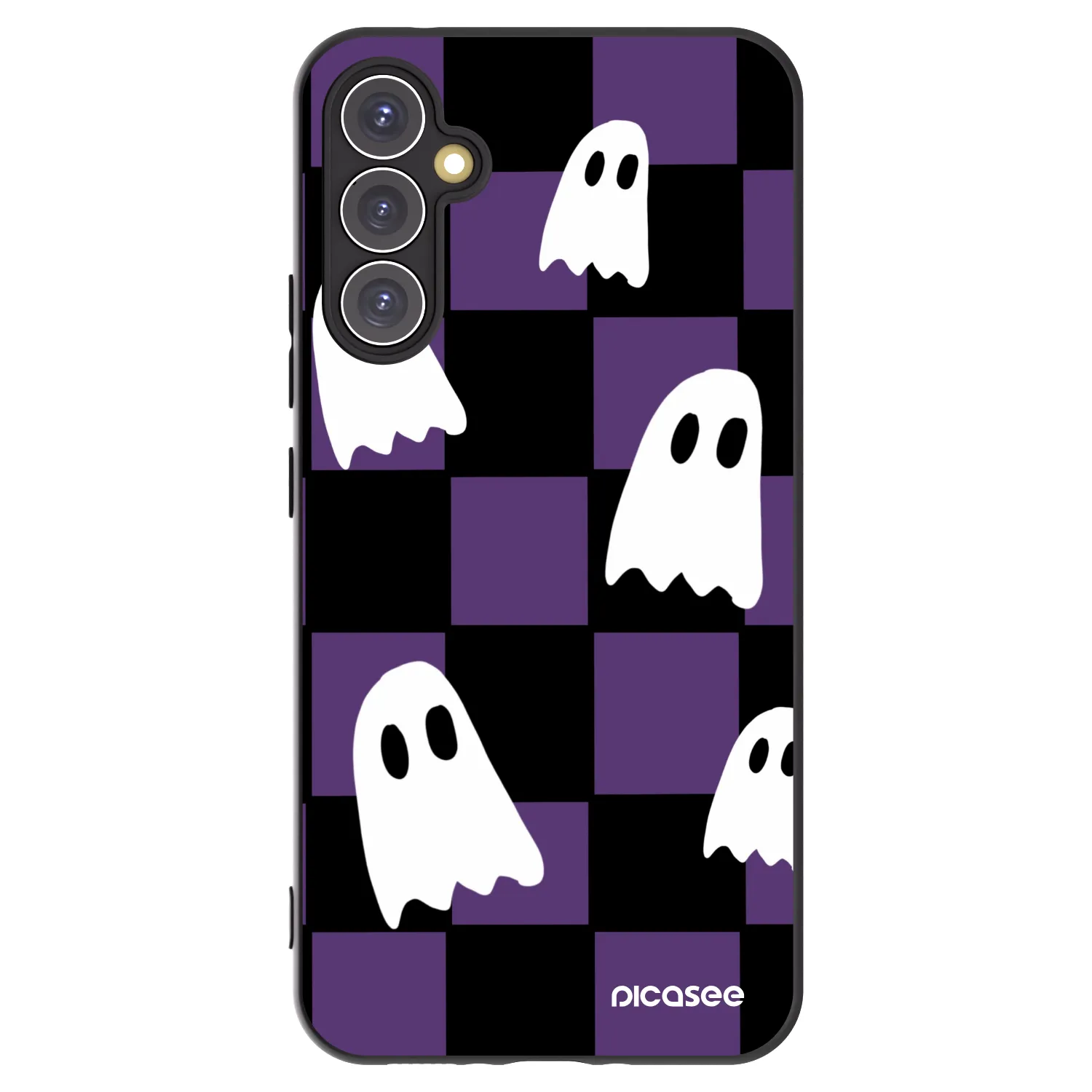 Picasee fekete szilikon tok az alábbi mobiltelefonokra Samsung Galaxy A34 5G A346B - Ghosts