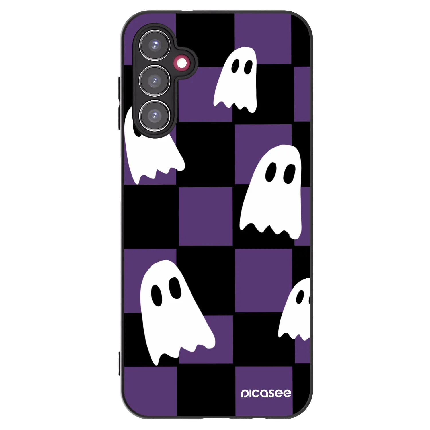 Picasee fekete szilikon tok az alábbi mobiltelefonokra Samsung Galaxy A14 4G A145R - Ghosts