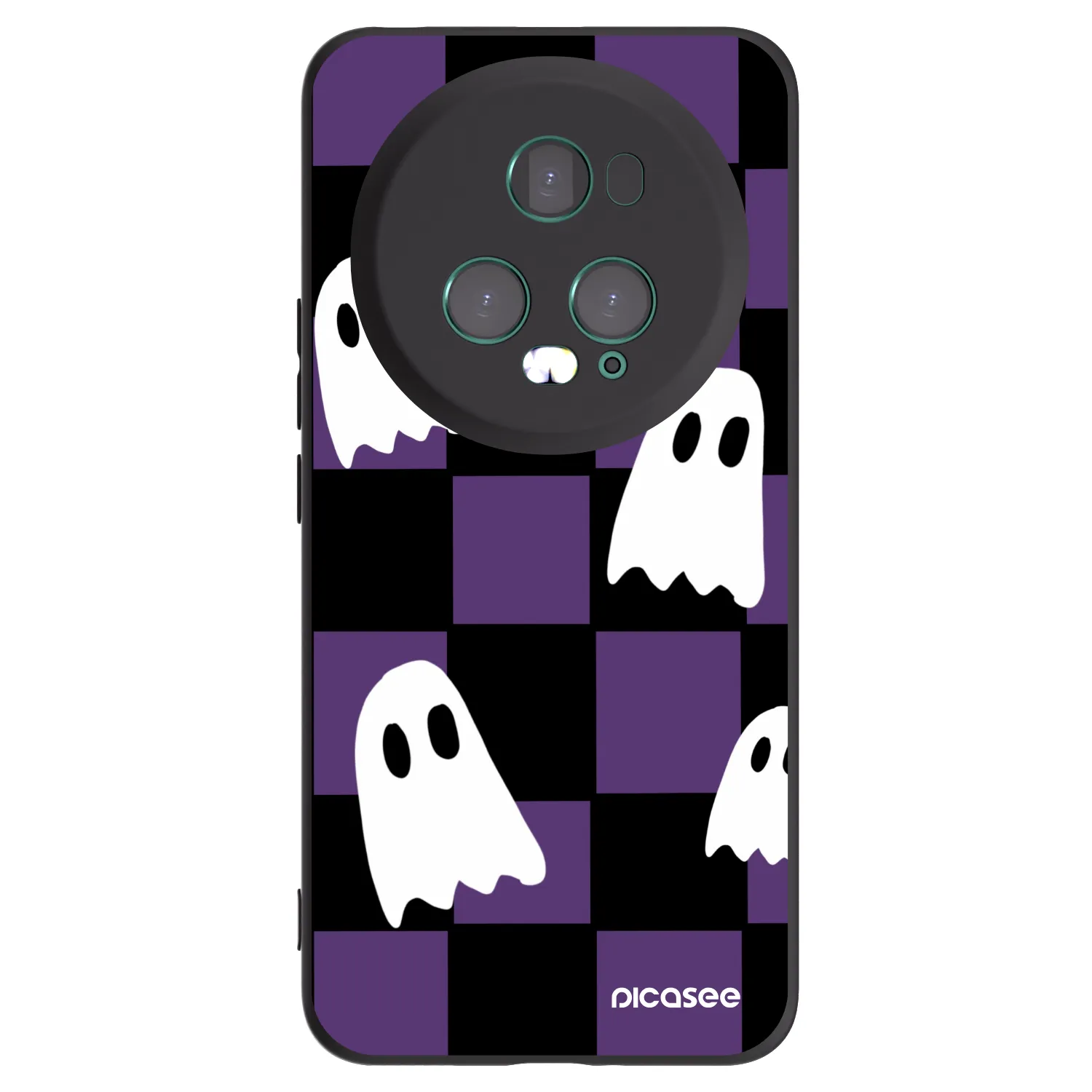Picasee fekete szilikon tok az alábbi mobiltelefonokra Honor Magic5 Pro - Ghosts