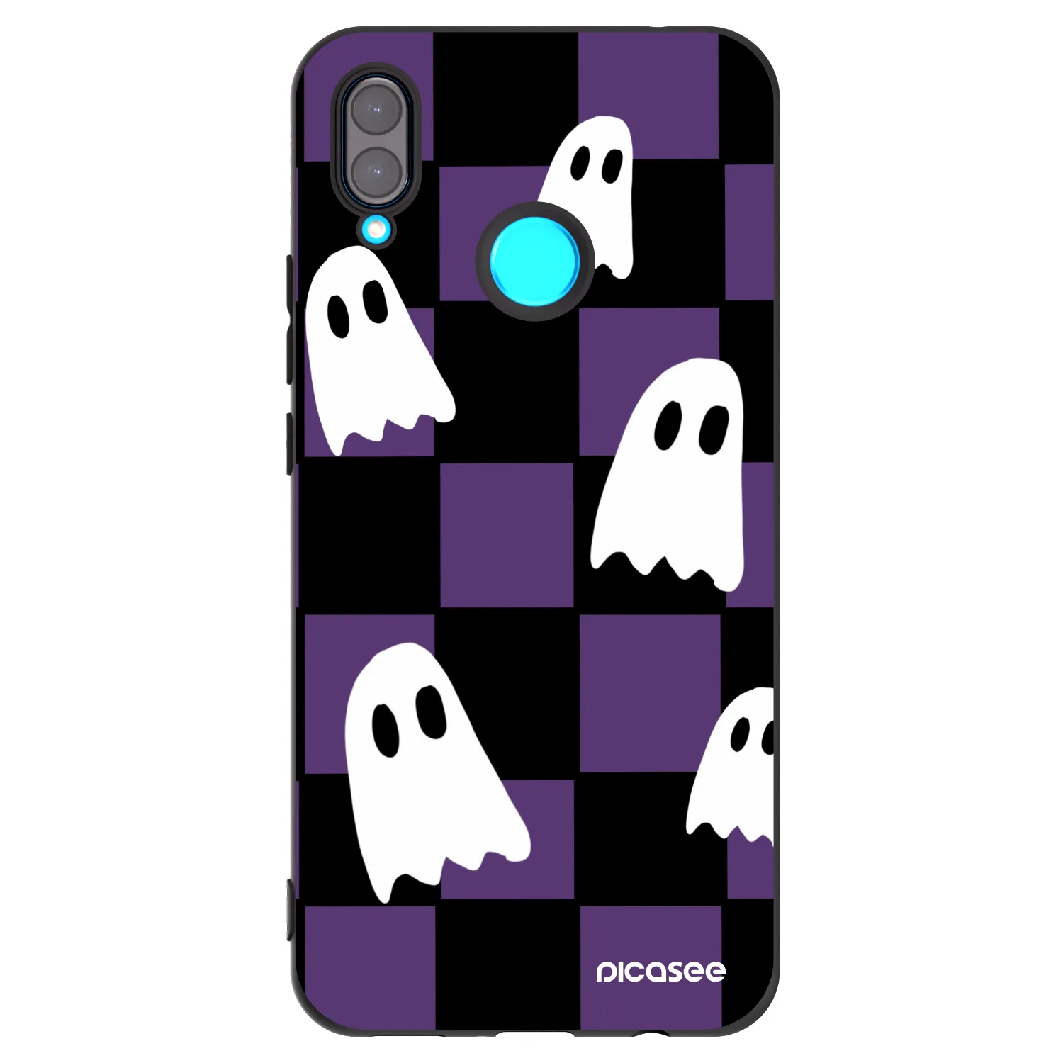 Picasee fekete szilikon tok az alábbi mobiltelefonokra Huawei Nova 3 - Ghosts