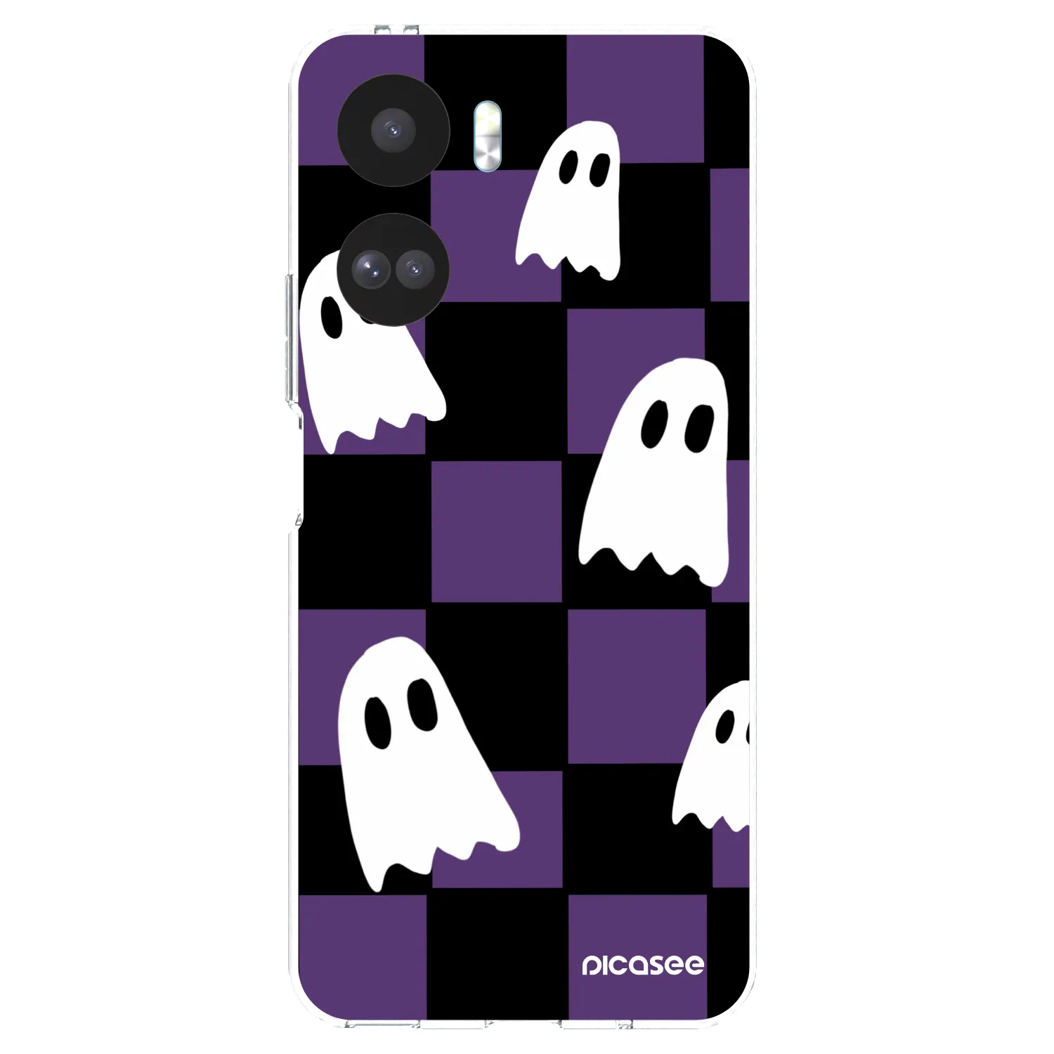 Picasee átlátszó szilikon tok az alábbi mobiltelefonokra Honor 90 Lite 5G - Ghosts