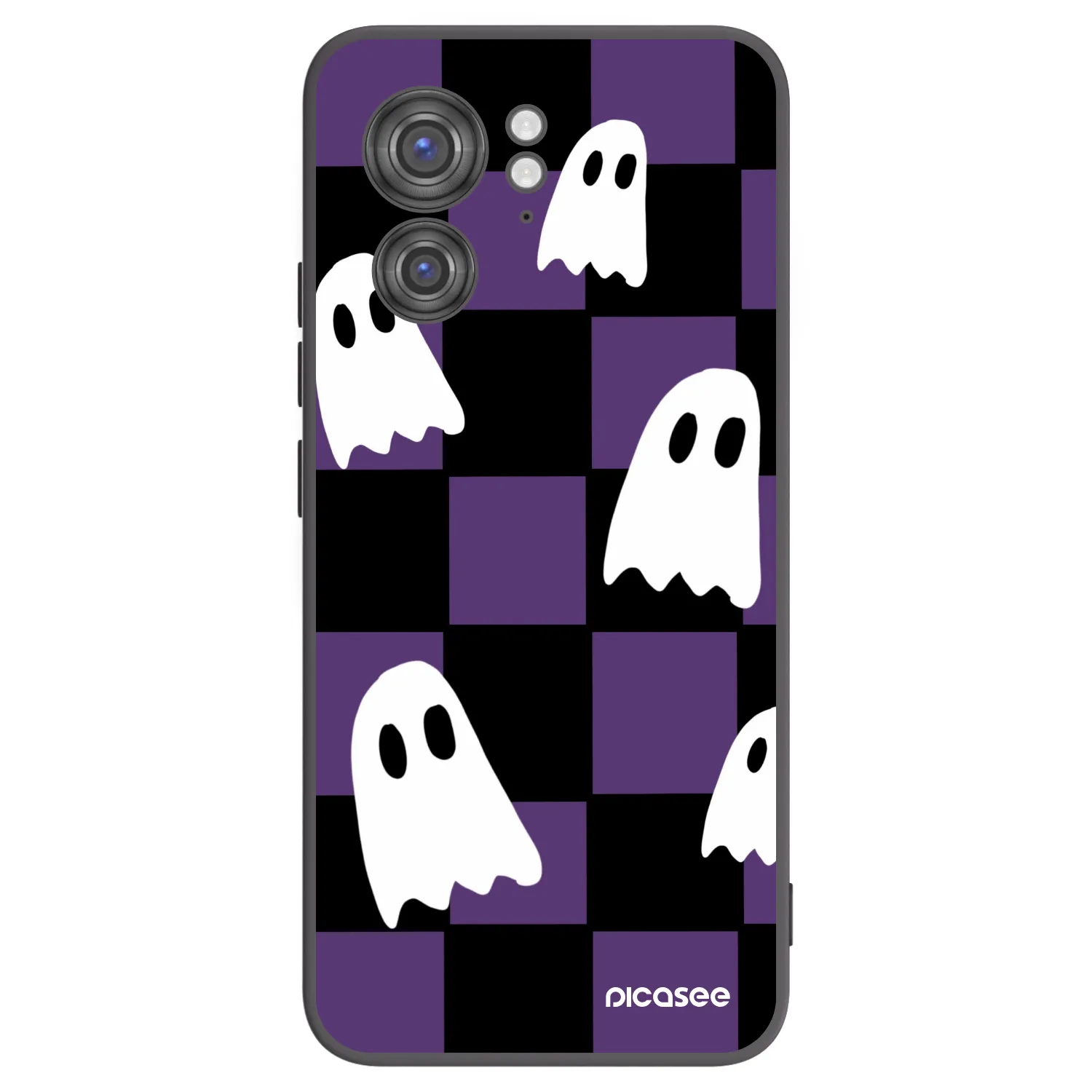 Picasee fekete szilikon tok az alábbi mobiltelefonokra Motorola Edge 40 - Ghosts