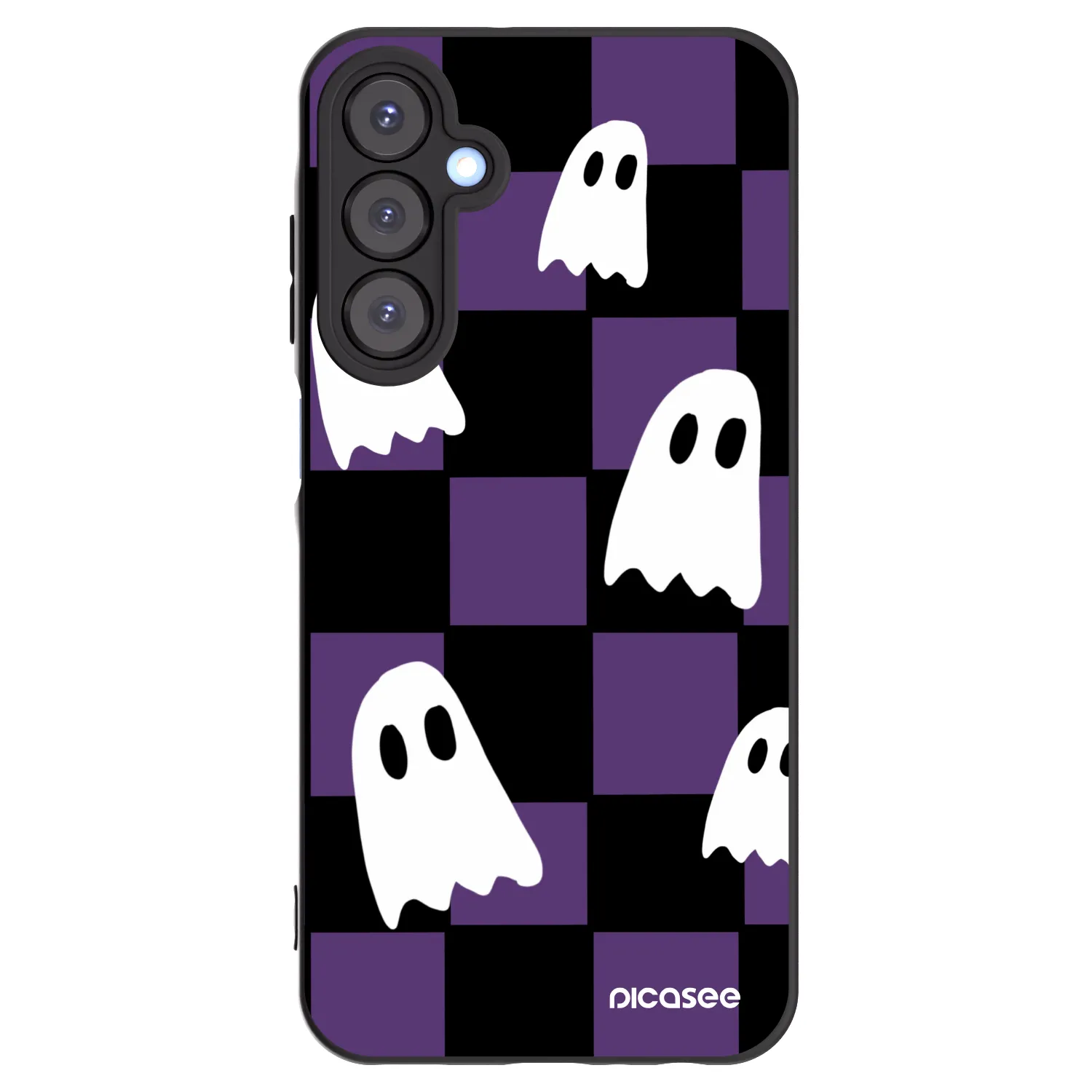 Picasee fekete szilikon tok az alábbi mobiltelefonokra Samsung Galaxy A25 A256B 5G - Ghosts