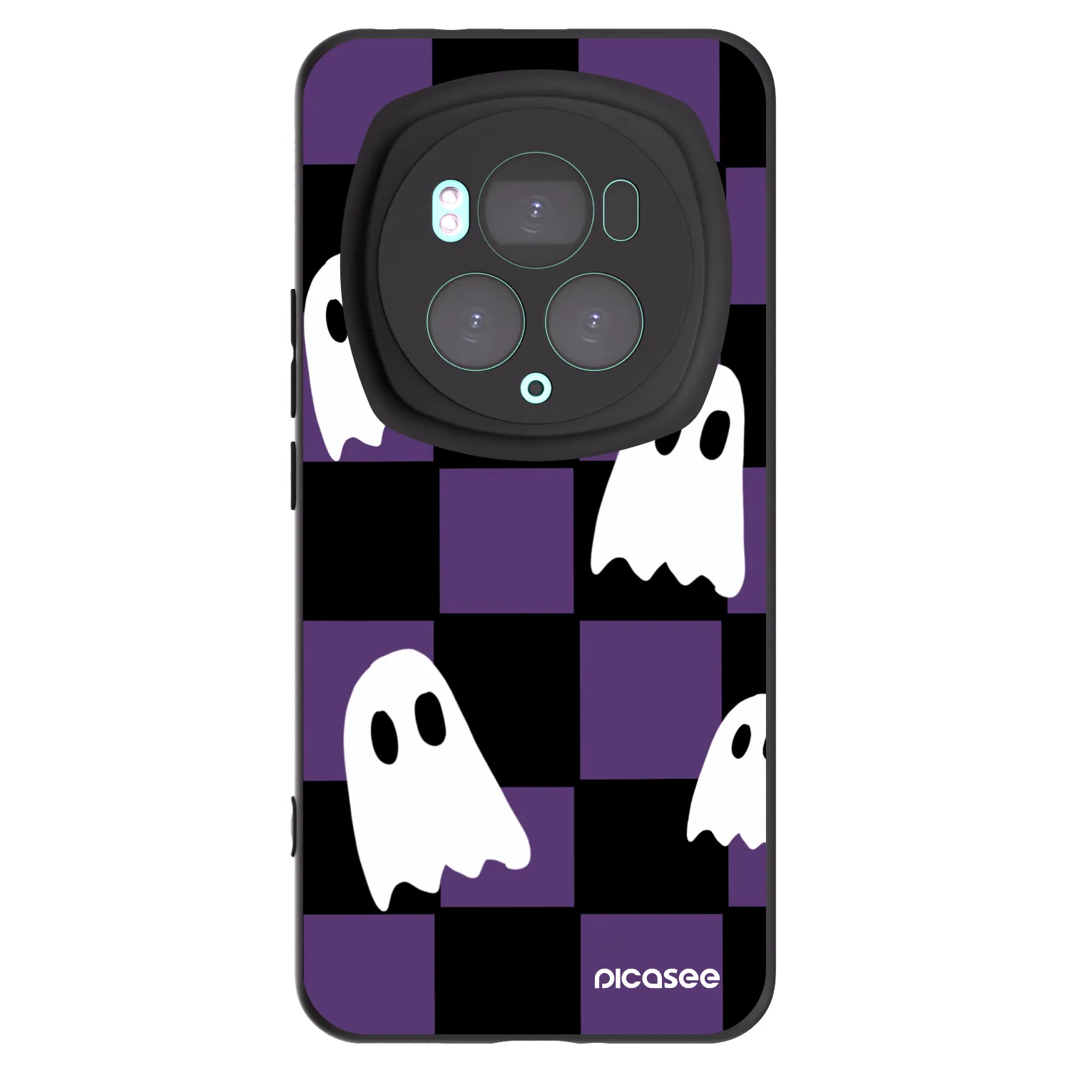 Picasee fekete szilikon tok az alábbi mobiltelefonokra Honor Magic6 Pro - Ghosts