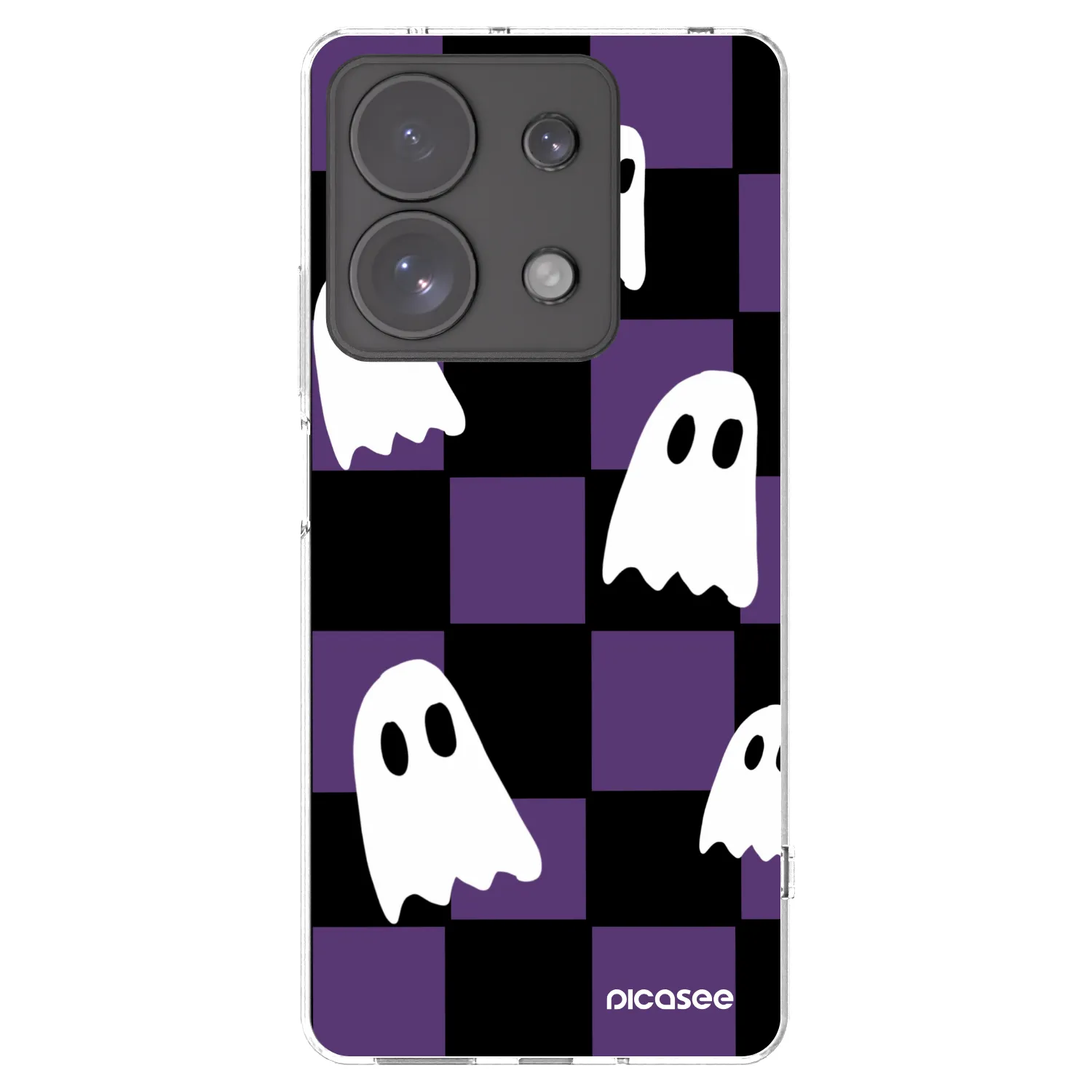 Picasee átlátszó szilikon tok az alábbi mobiltelefonokra Xiaomi Redmi Note 13 Pro 4G - Ghosts