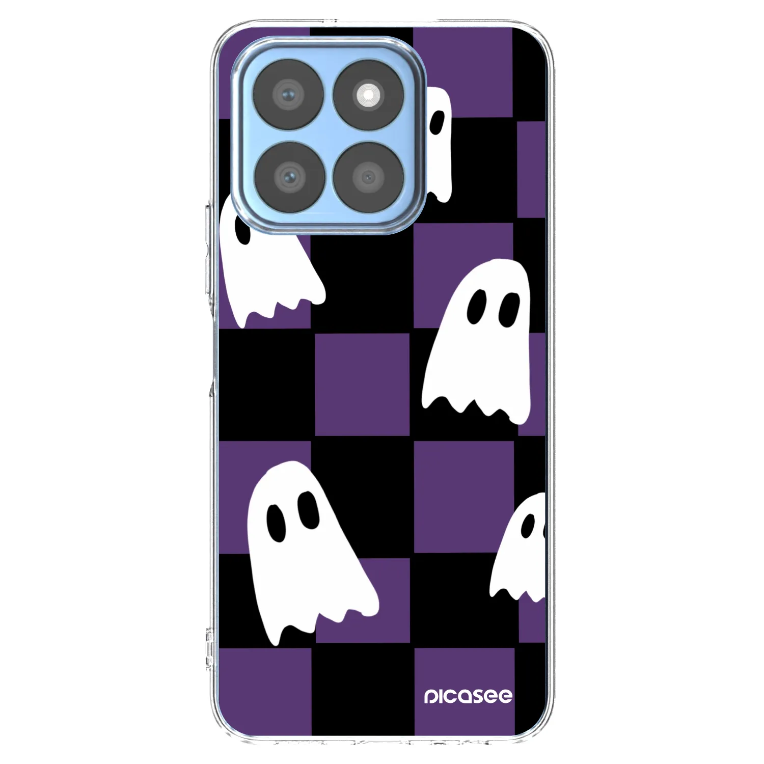Picasee átlátszó szilikon tok az alábbi mobiltelefonokra Honor X8b - Ghosts