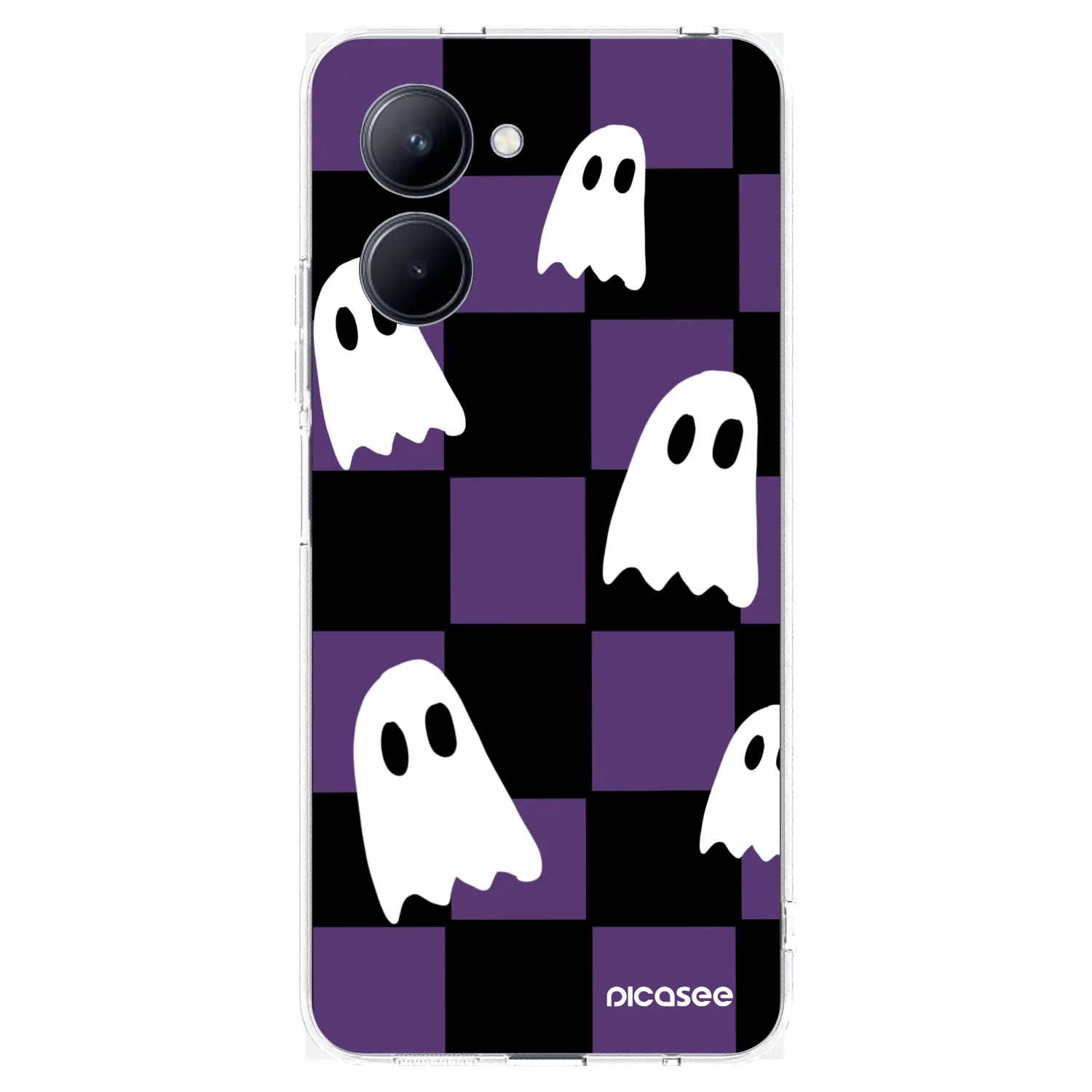 Picasee átlátszó szilikon tok az alábbi mobiltelefonokra Realme C33 (2023) - Ghosts