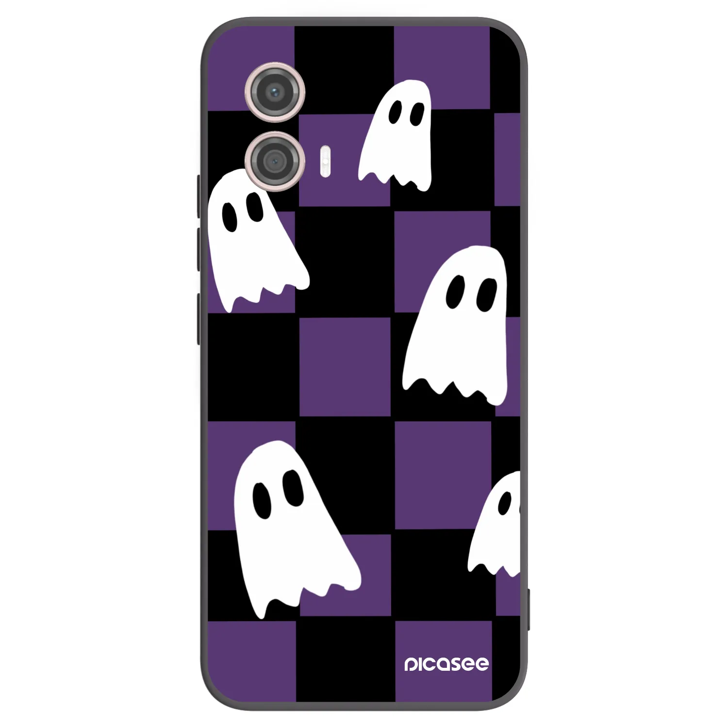 Picasee fekete szilikon tok az alábbi mobiltelefonokra Motorola Moto G53 5G - Ghosts