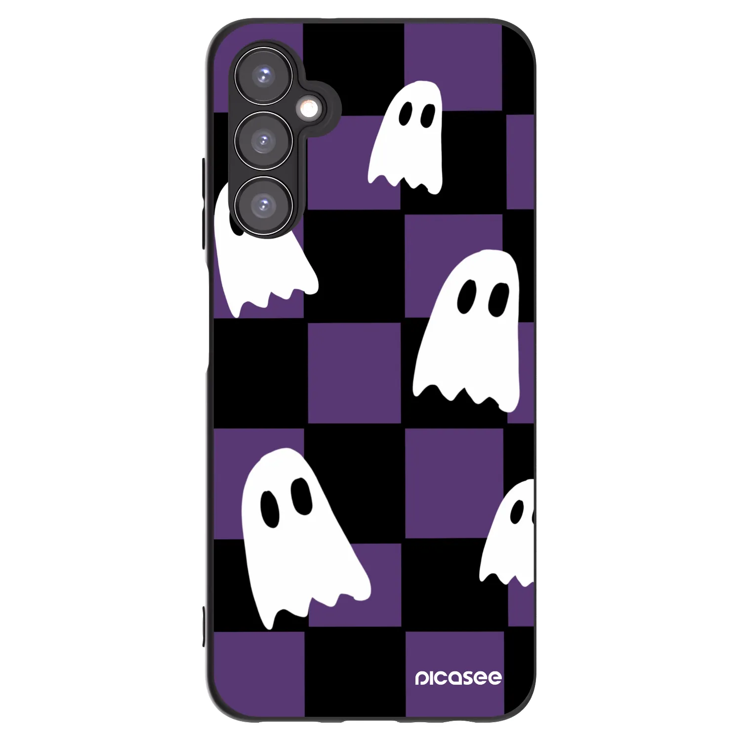 Picasee fekete szilikon tok az alábbi mobiltelefonokra Samsung Galaxy A05s A057G - Ghosts