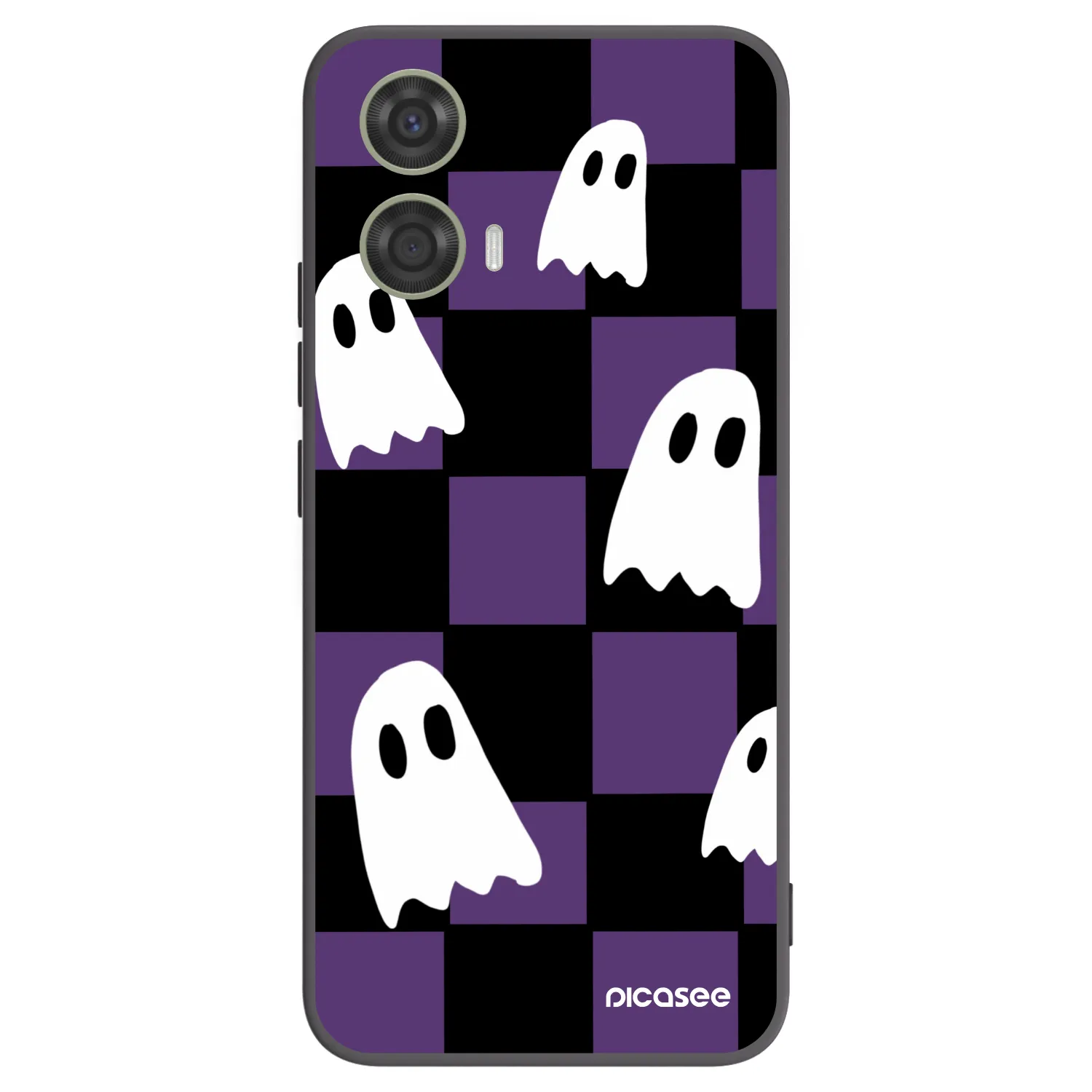 Picasee fekete szilikon tok az alábbi mobiltelefonokra Motorola Moto G24 - Ghosts