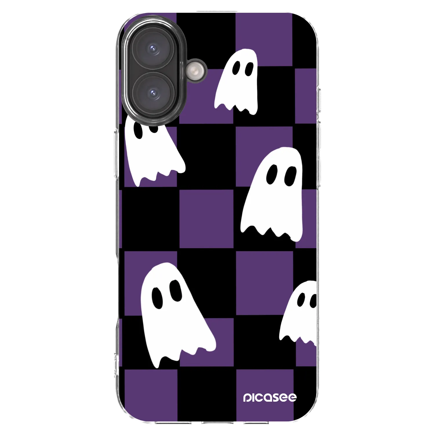 Picasee átlátszó szilikon tok az alábbi mobiltelefonokra Apple iPhone 16 Plus - Ghosts