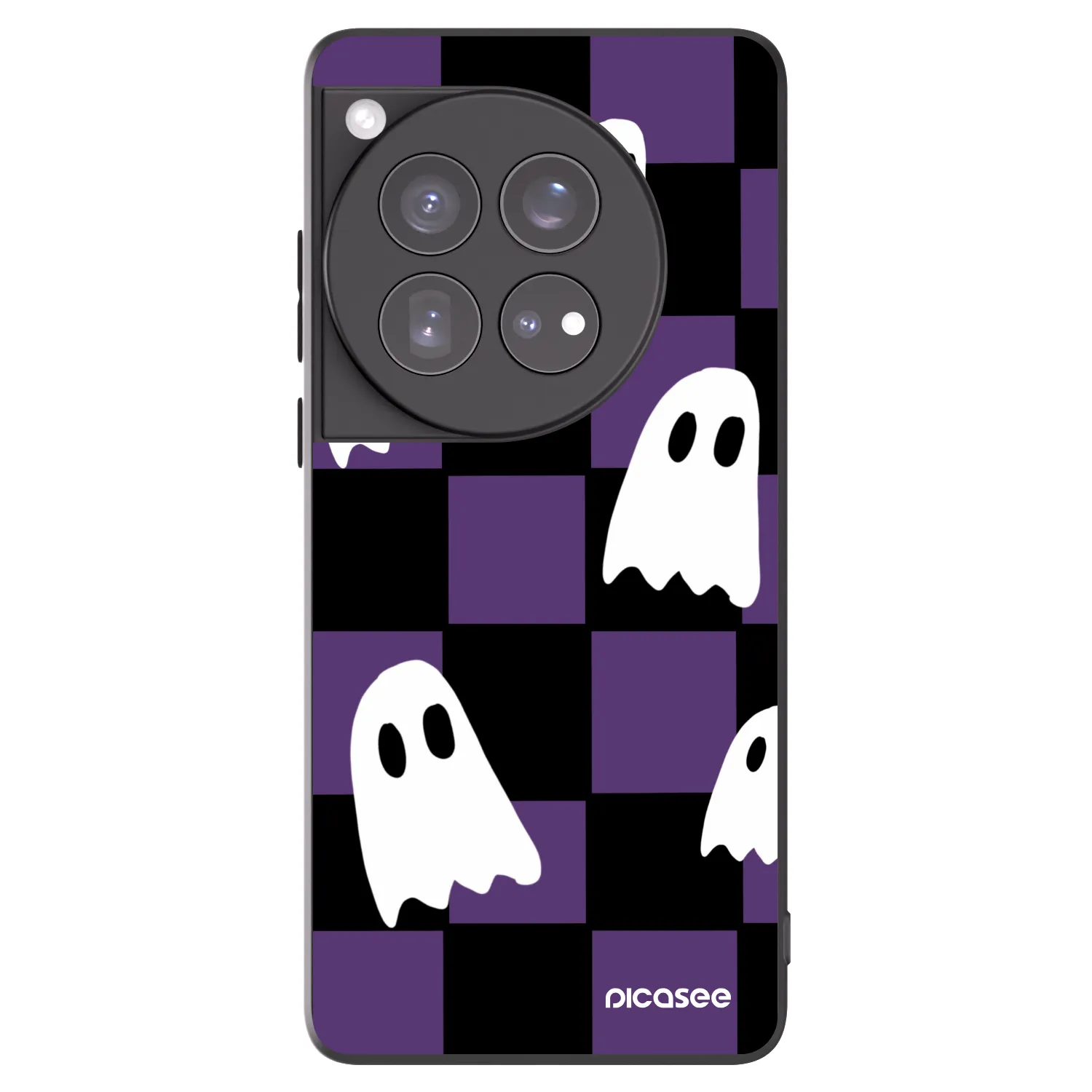 Picasee fekete szilikon tok az alábbi mobiltelefonokra OnePlus 12 5G - Ghosts