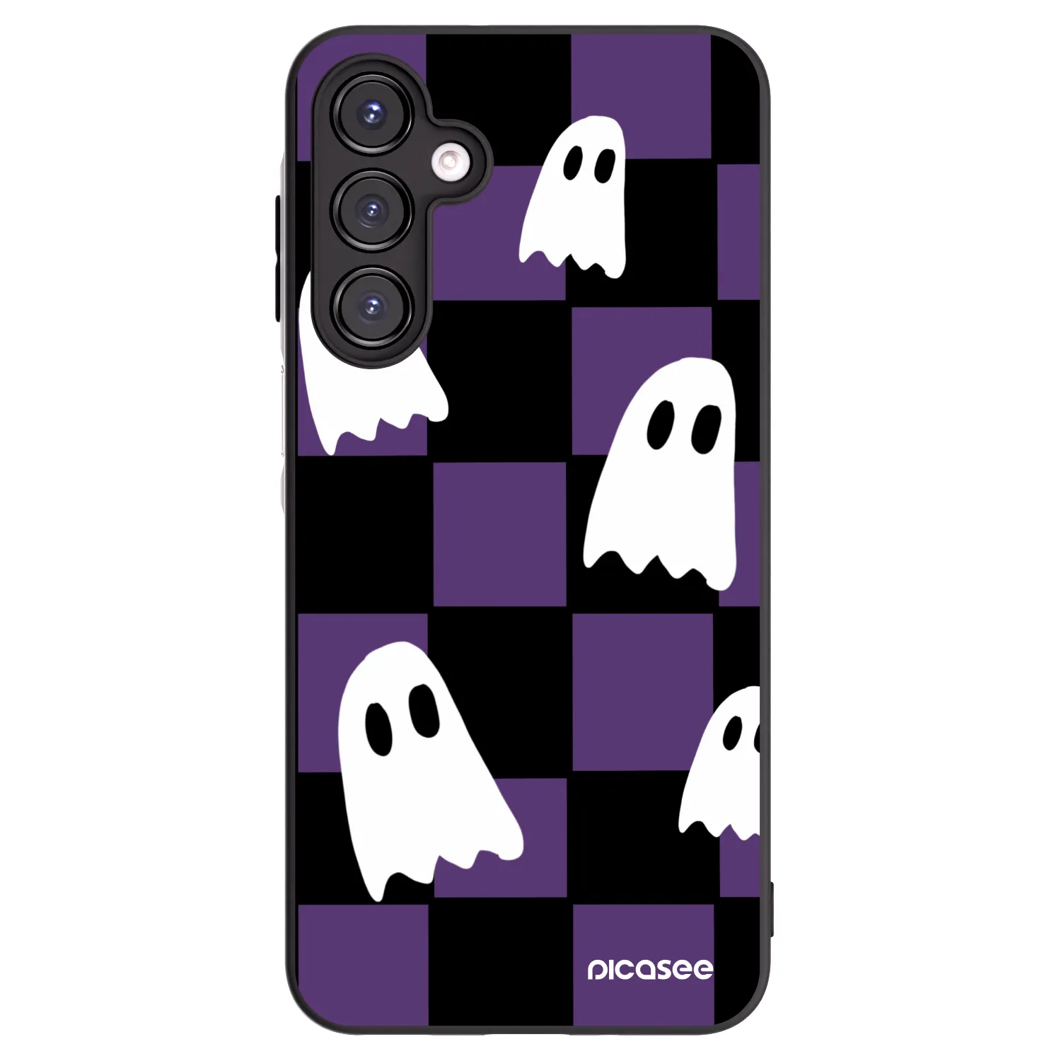 Picasee fekete szilikon tok az alábbi mobiltelefonokra Samsung Galaxy A16 5G - Ghosts