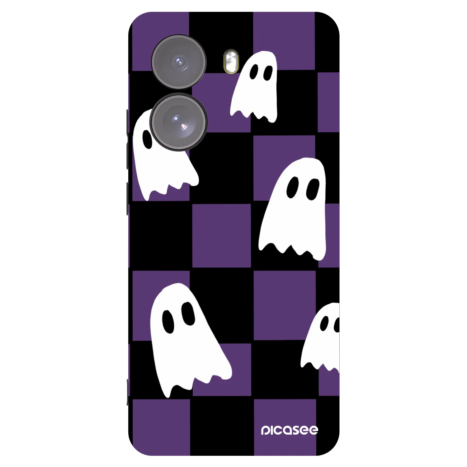 Picasee fekete szilikon tok az alábbi mobiltelefonokra Xiaomi Poco X7 - Ghosts