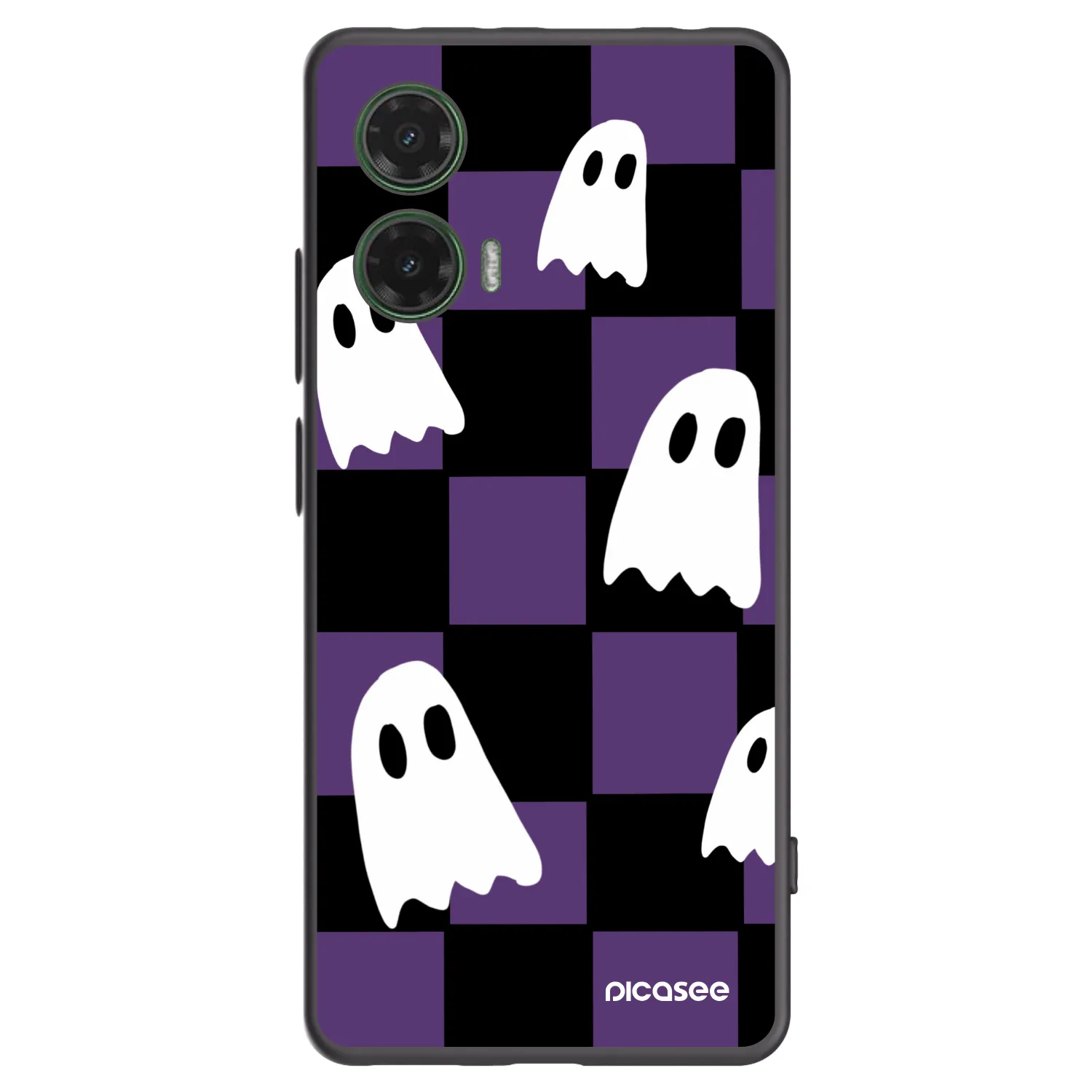 Picasee fekete szilikon tok az alábbi mobiltelefonokra Motorola Moto G35 5G - Ghosts