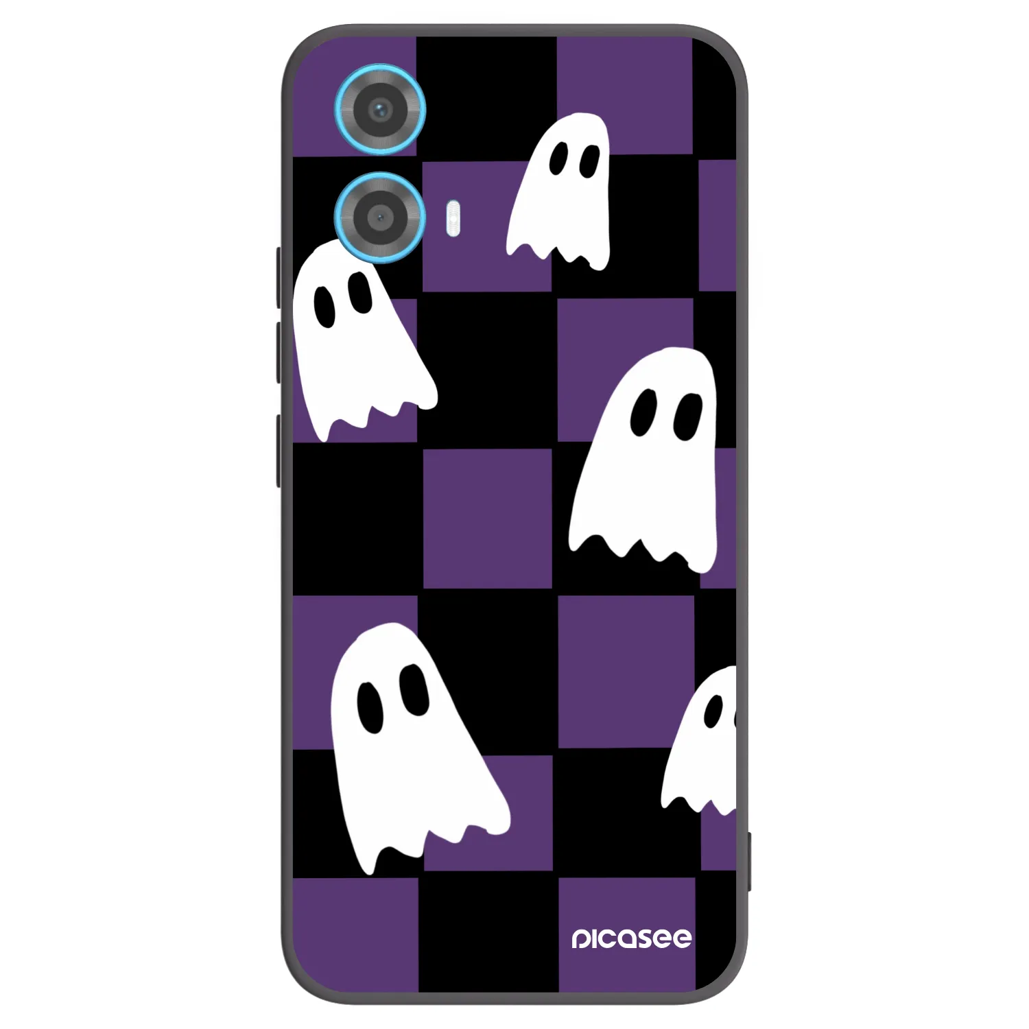 Picasee fekete szilikon tok az alábbi mobiltelefonokra Motorola Moto G34 5G - Ghosts