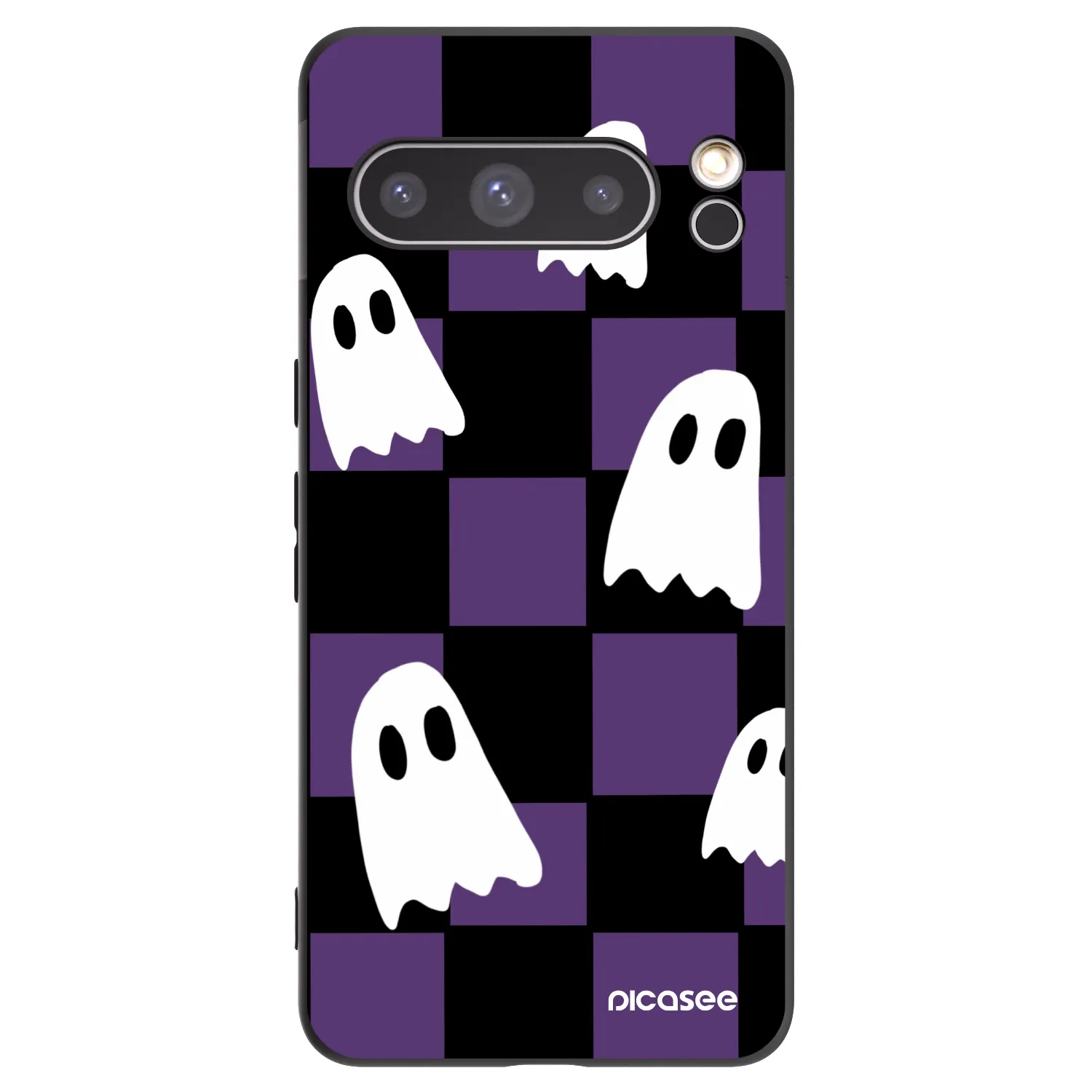 Picasee fekete szilikon tok az alábbi mobiltelefonokra Google Pixel 8 Pro - Ghosts