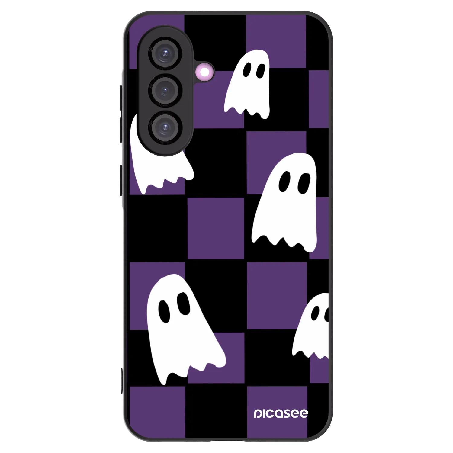 Picasee fekete szilikon tok az alábbi mobiltelefonokra Samsung Galaxy A36 5G - Ghosts
