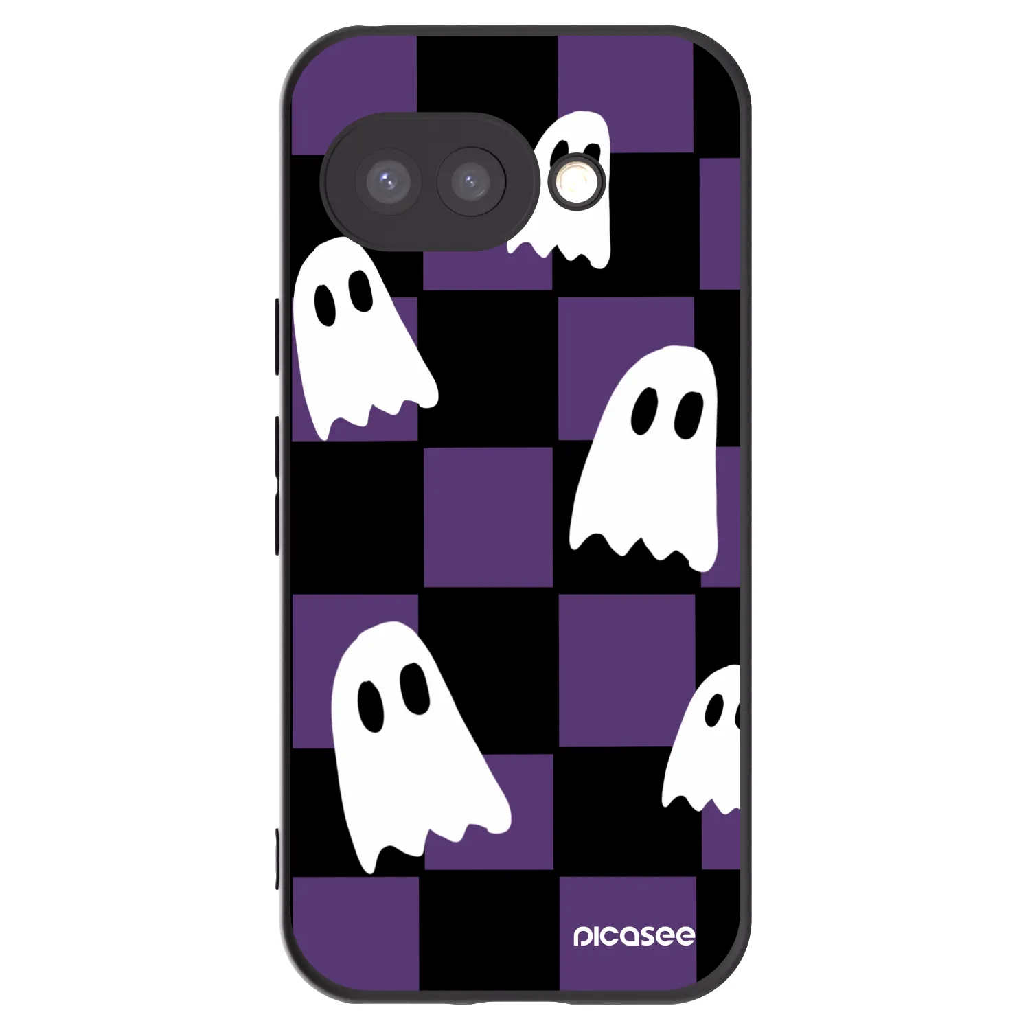 Picasee fekete szilikon tok az alábbi mobiltelefonokra Google Pixel 9a - Ghosts