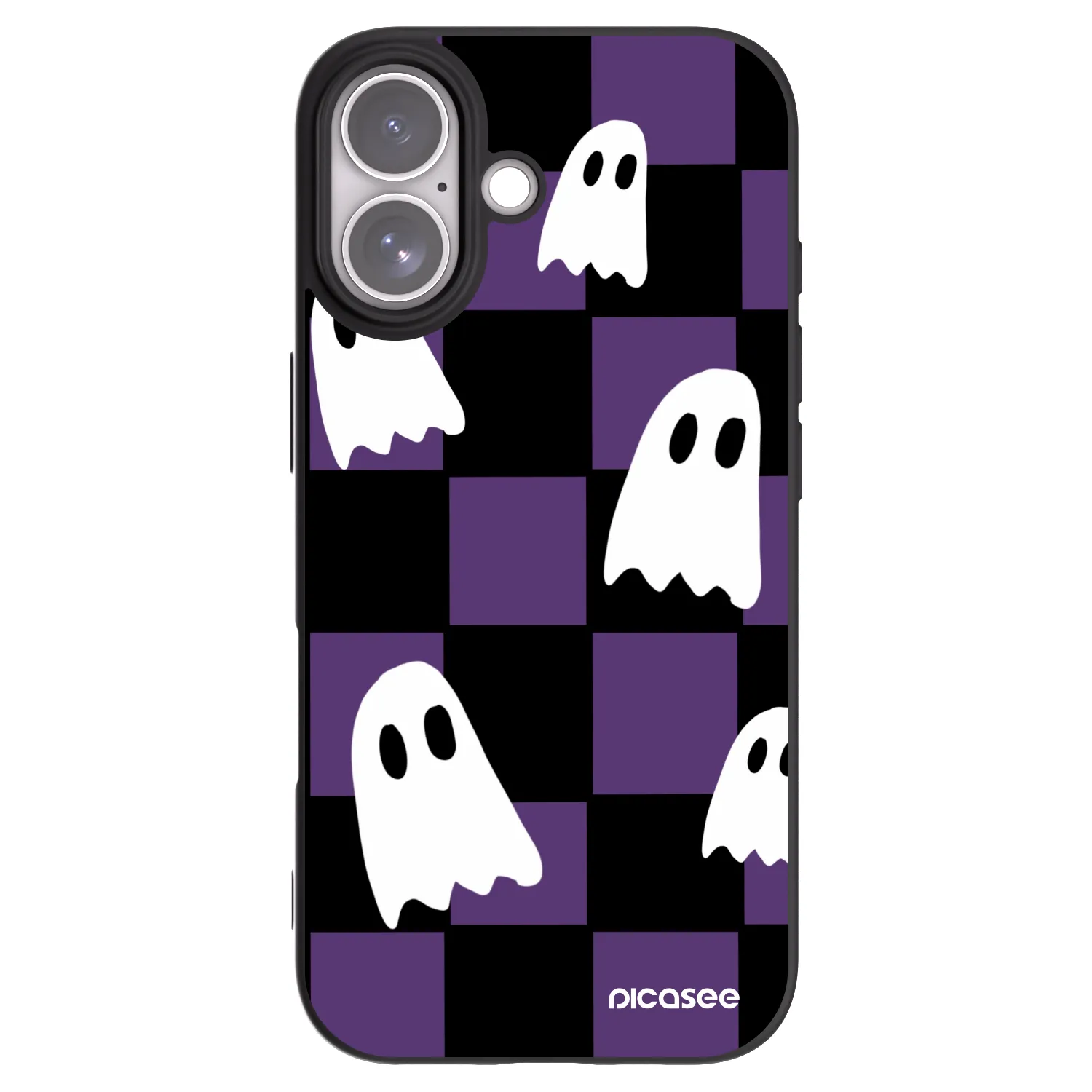 Picasee fekete szilikon tok az alábbi mobiltelefonokra Apple iPhone 17 - Ghosts