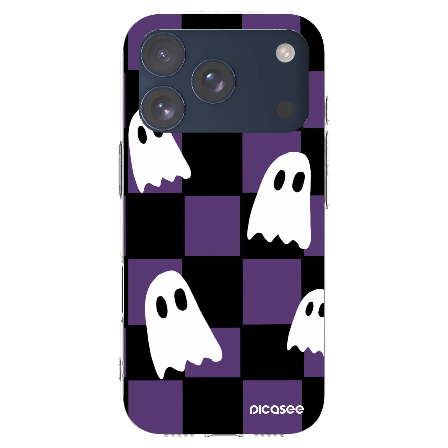 Picasee átlátszó szilikon tok az alábbi mobiltelefonokra Apple iPhone 17 Pro - Ghosts