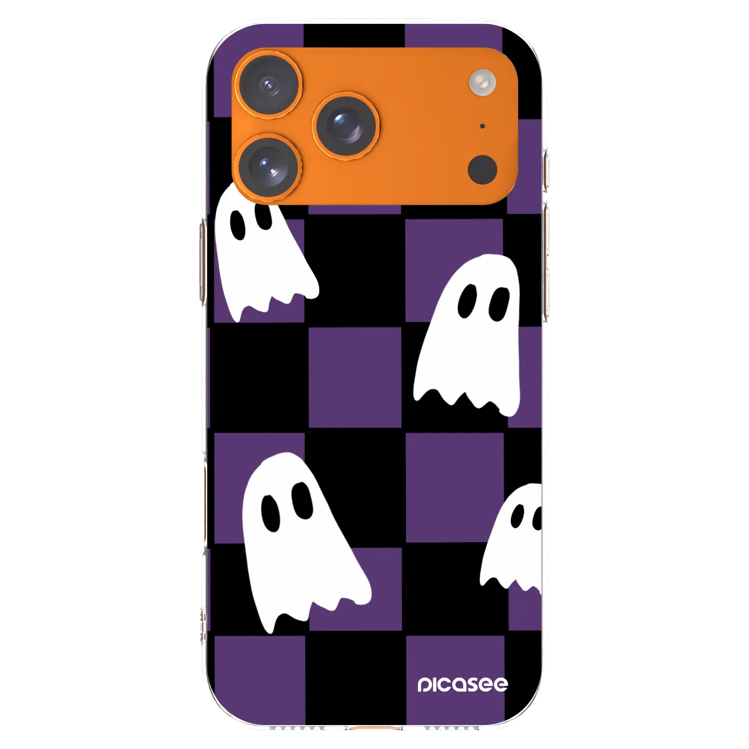 Picasee átlátszó szilikon tok az alábbi mobiltelefonokra Apple iPhone 17 Pro Max - Ghosts