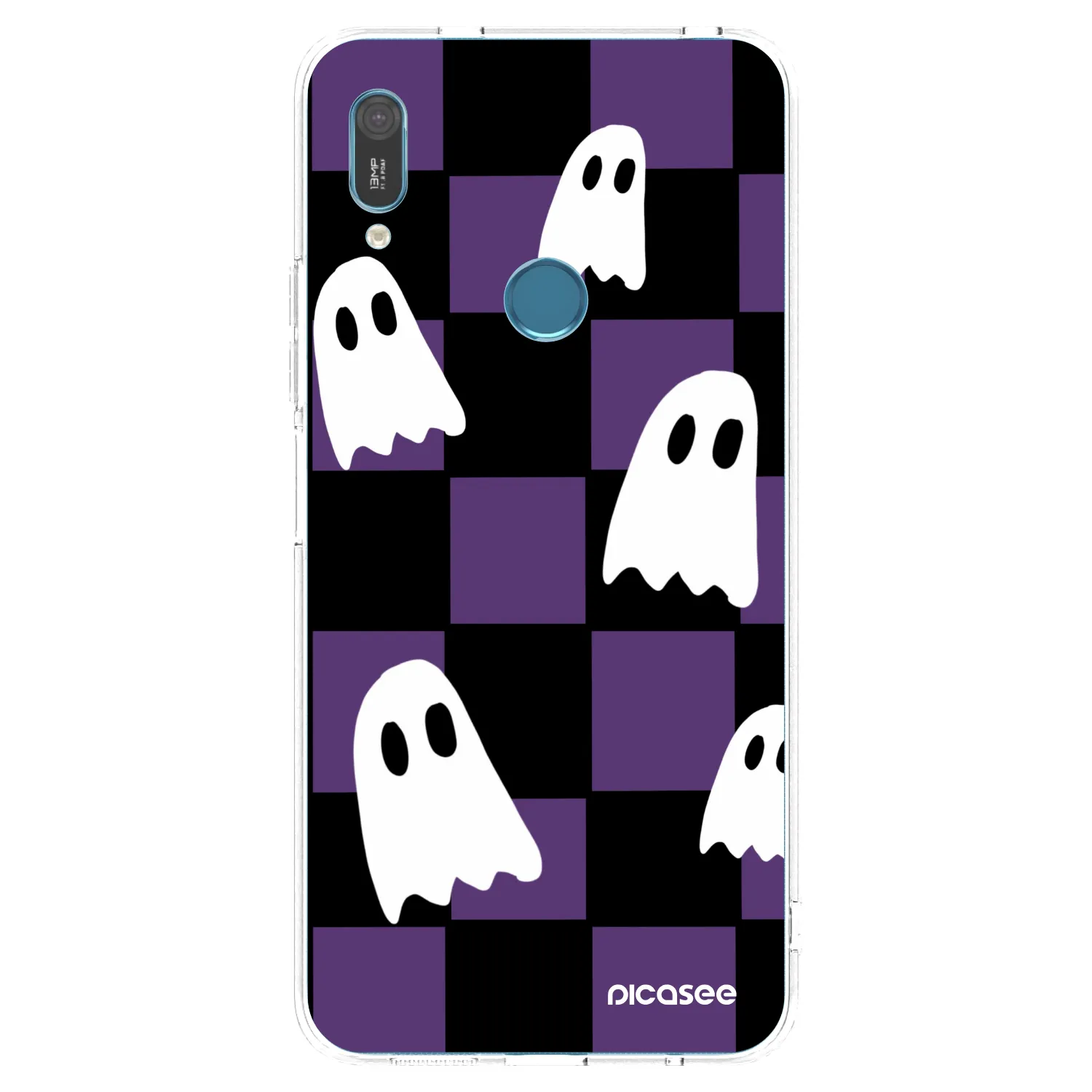 Picasee átlátszó szilikon tok az alábbi mobiltelefonokra Huawei Y6 2019 - Ghosts