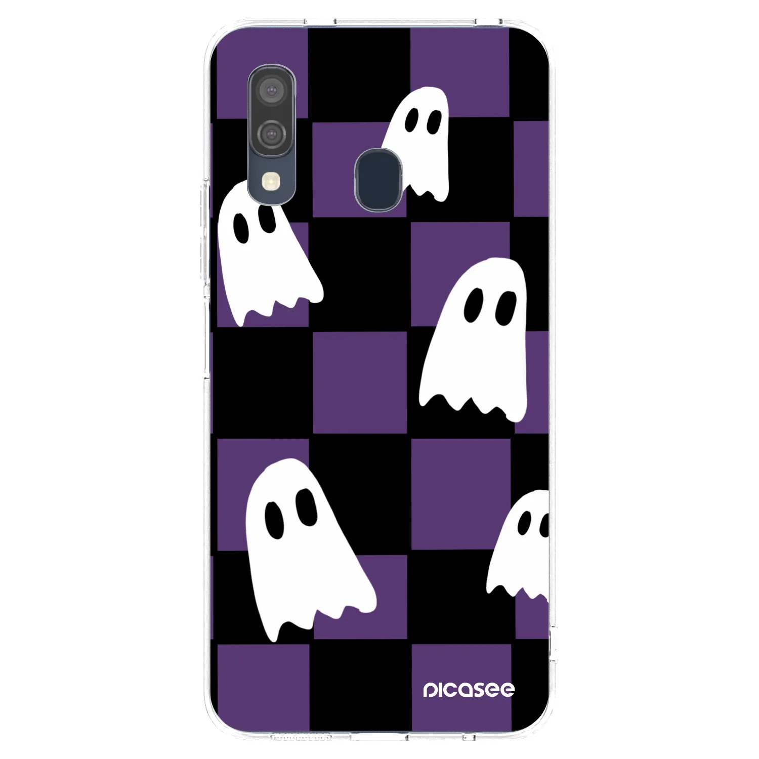 Picasee átlátszó szilikon tok az alábbi mobiltelefonokra Samsung Galaxy A40 A405F - Ghosts