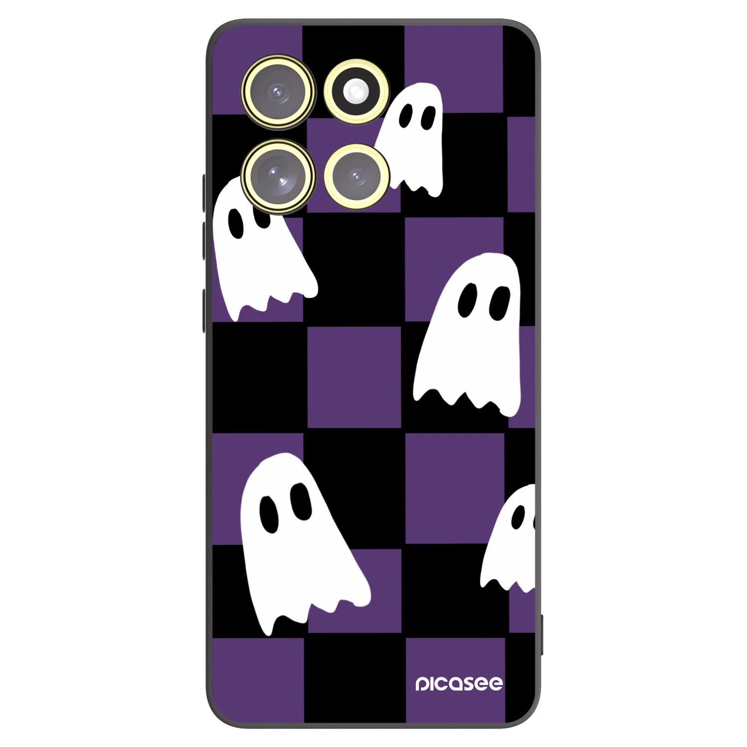 Picasee fekete szilikon tok az alábbi mobiltelefonokra Motorola Moto G86 5G - Ghosts