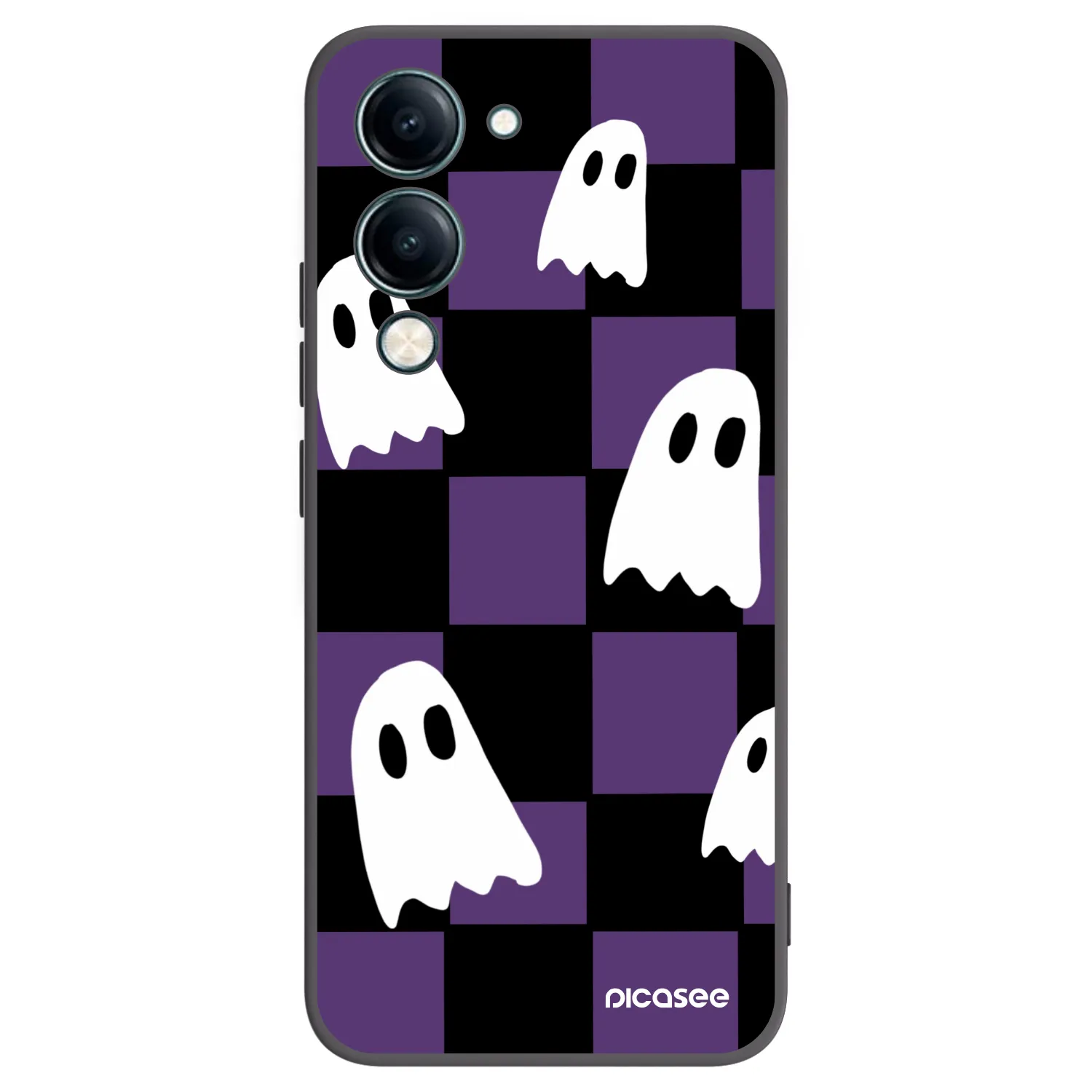 Picasee fekete szilikon tok az alábbi mobiltelefonokra Vivo Y29s 5G - Ghosts