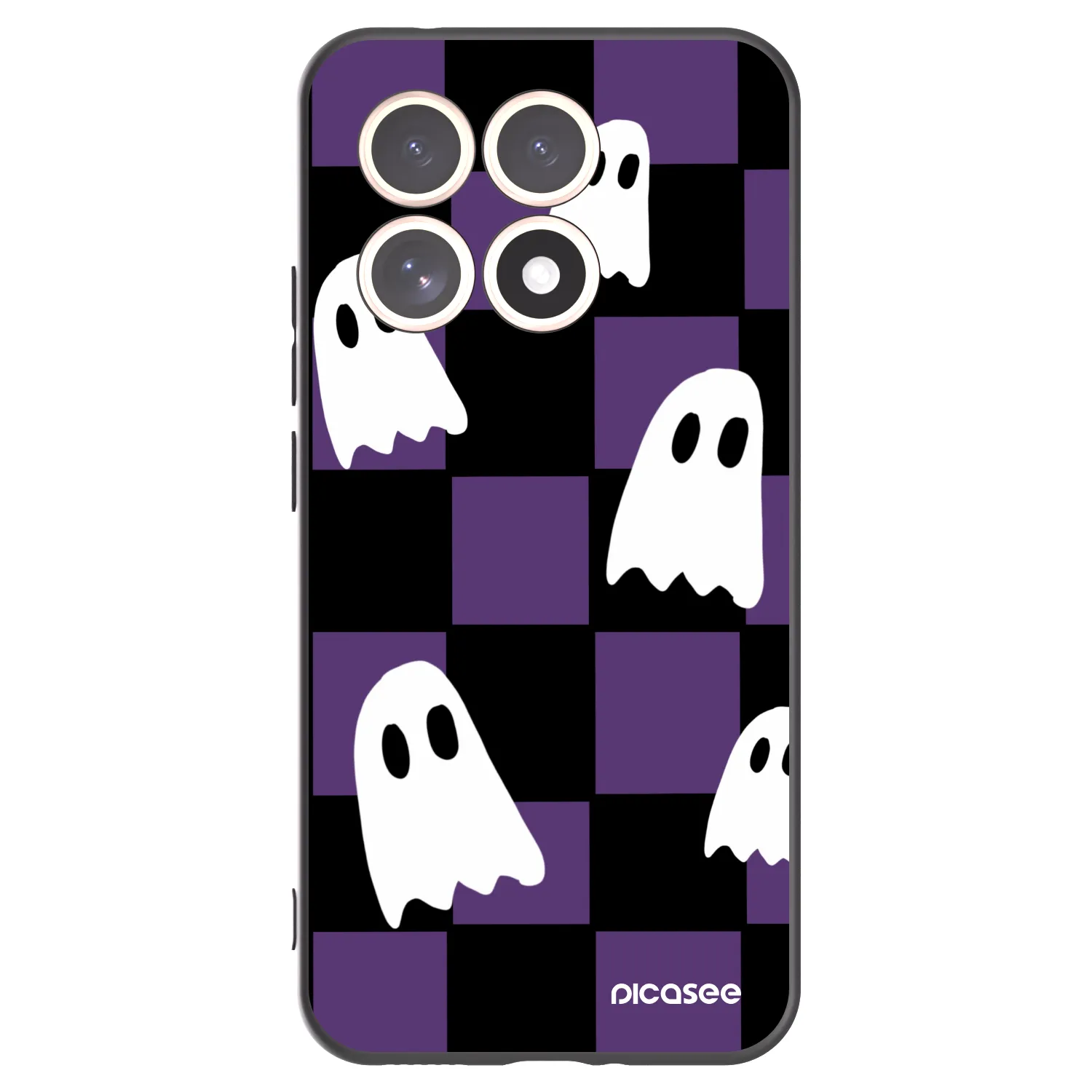 Picasee fekete szilikon tok az alábbi mobiltelefonokra Xiaomi 15T - Ghosts