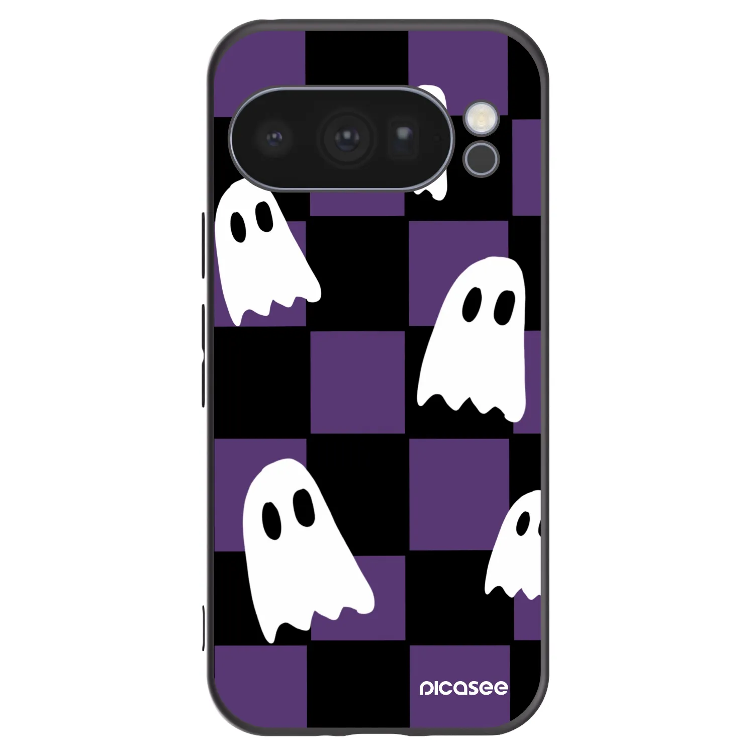 Picasee fekete szilikon tok az alábbi mobiltelefonokra Google Pixel 10 Pro - Ghosts