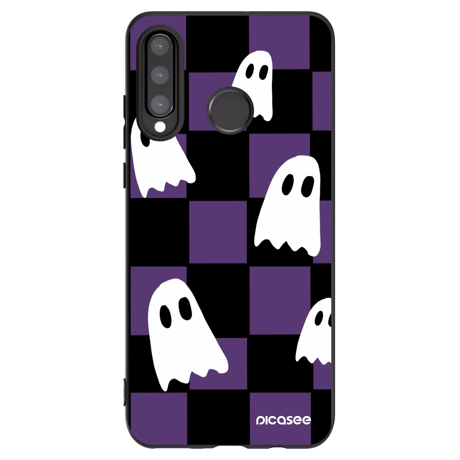 Picasee fekete szilikon tok az alábbi mobiltelefonokra Huawei P30 Lite - Ghosts