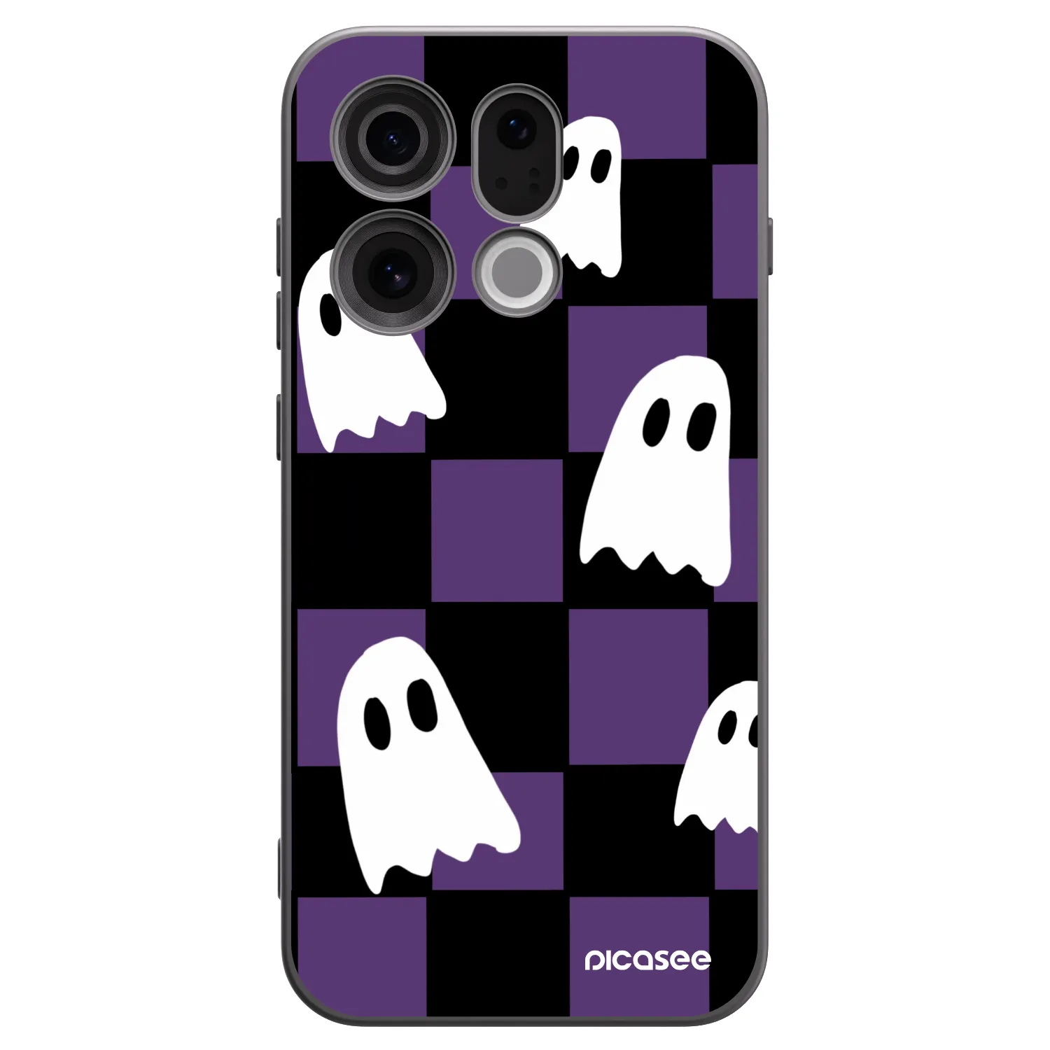 Picasee fekete szilikon tok az alábbi mobiltelefonokra OPPO Find X9 - Ghosts