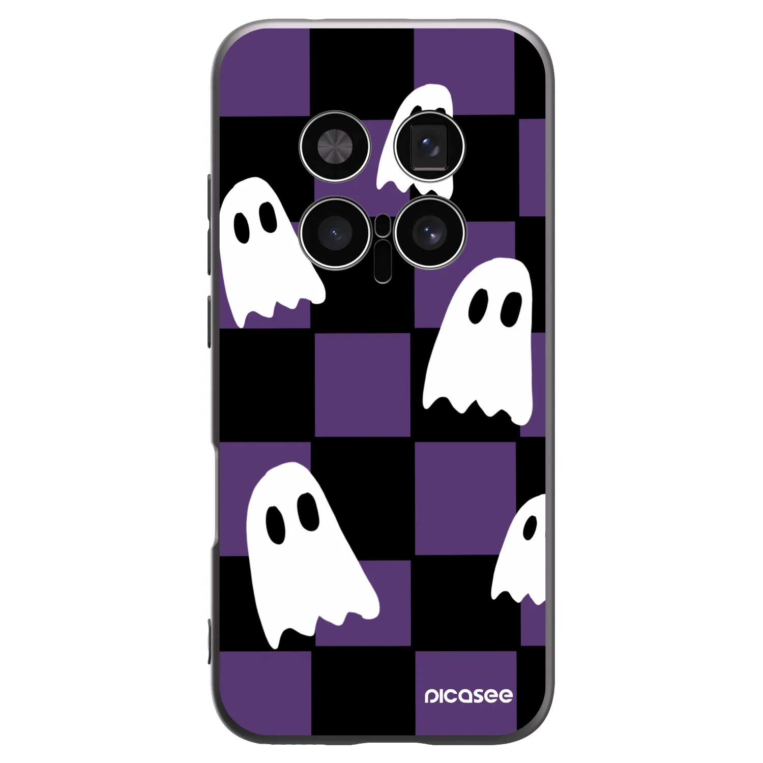 Picasee fekete szilikon tok az alábbi mobiltelefonokra Honor Magic8 Pro 5G - Ghosts
