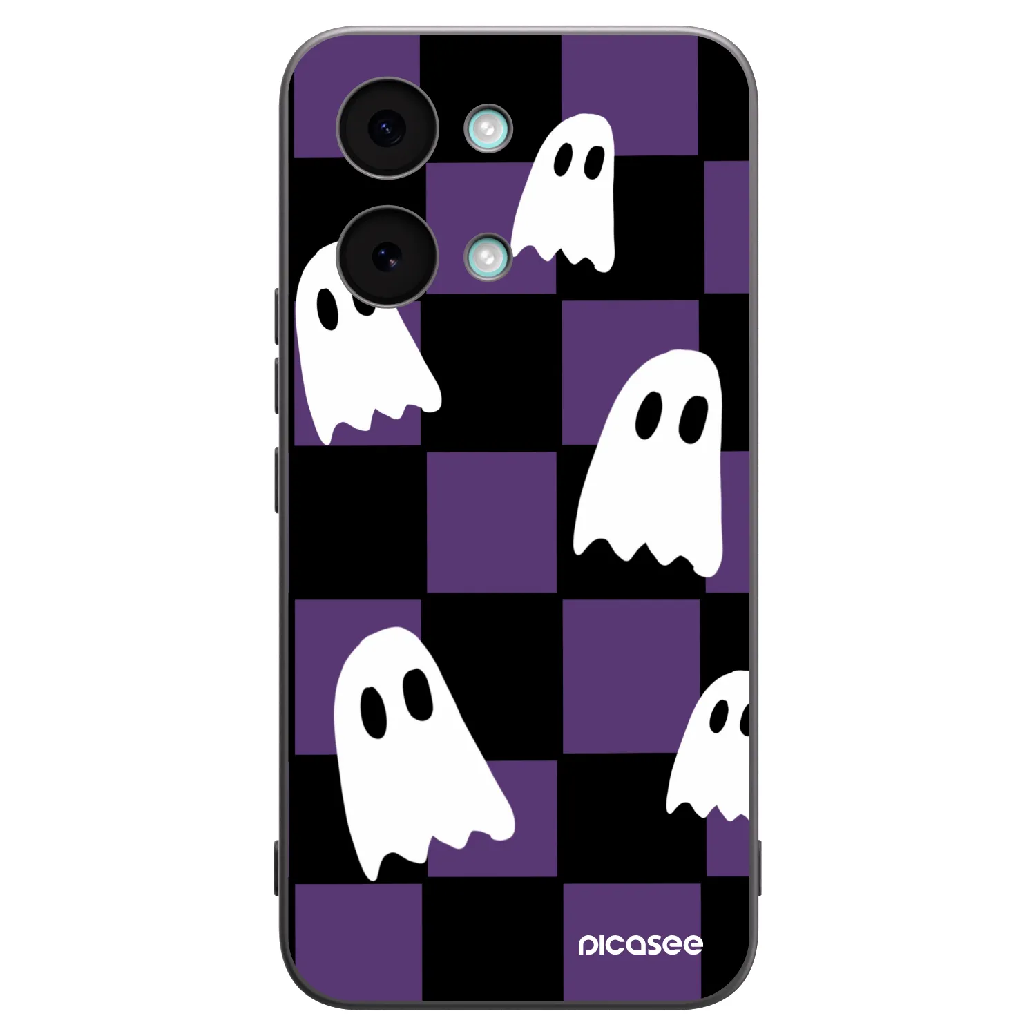 Picasee fekete szilikon tok az alábbi mobiltelefonokra Xiaomi Poco X8 Pro Max - Ghosts