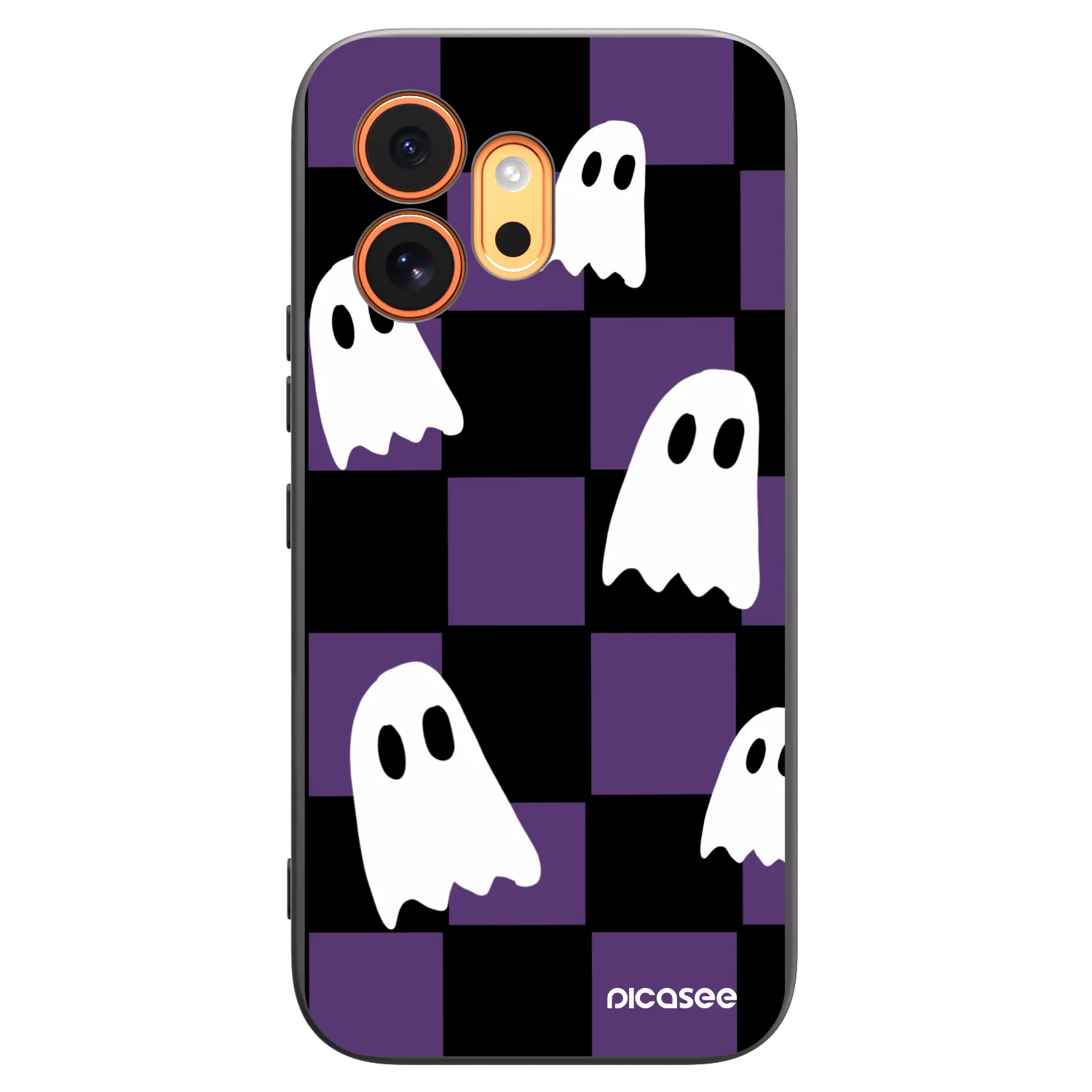 Picasee fekete szilikon tok az alábbi mobiltelefonokra Honor 600 - Ghosts